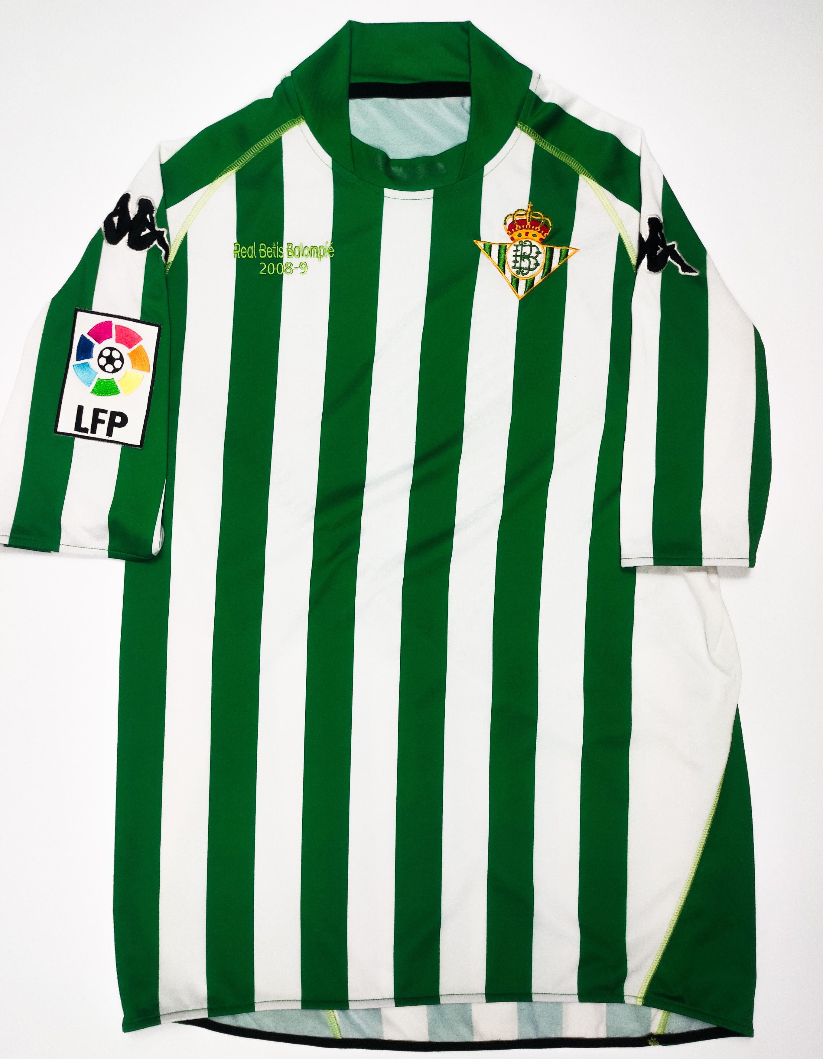 Kappa Real Betis 2008 2009 Kappa Home Shirt Spain Sevilla Size US XL / EU 56 / 4 - 1 Thumbnail
