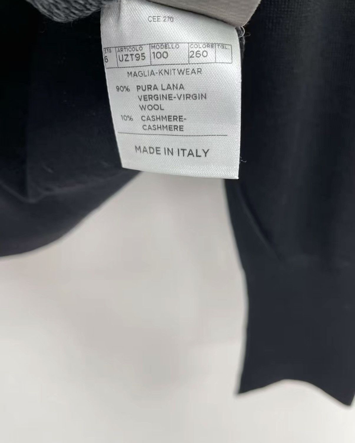 Ermenegildo Zegna Ermenegildo Zegna Wool/Cashmere Sweater J30 Size US L / EU 52-54 / 3 - 6 Thumbnail