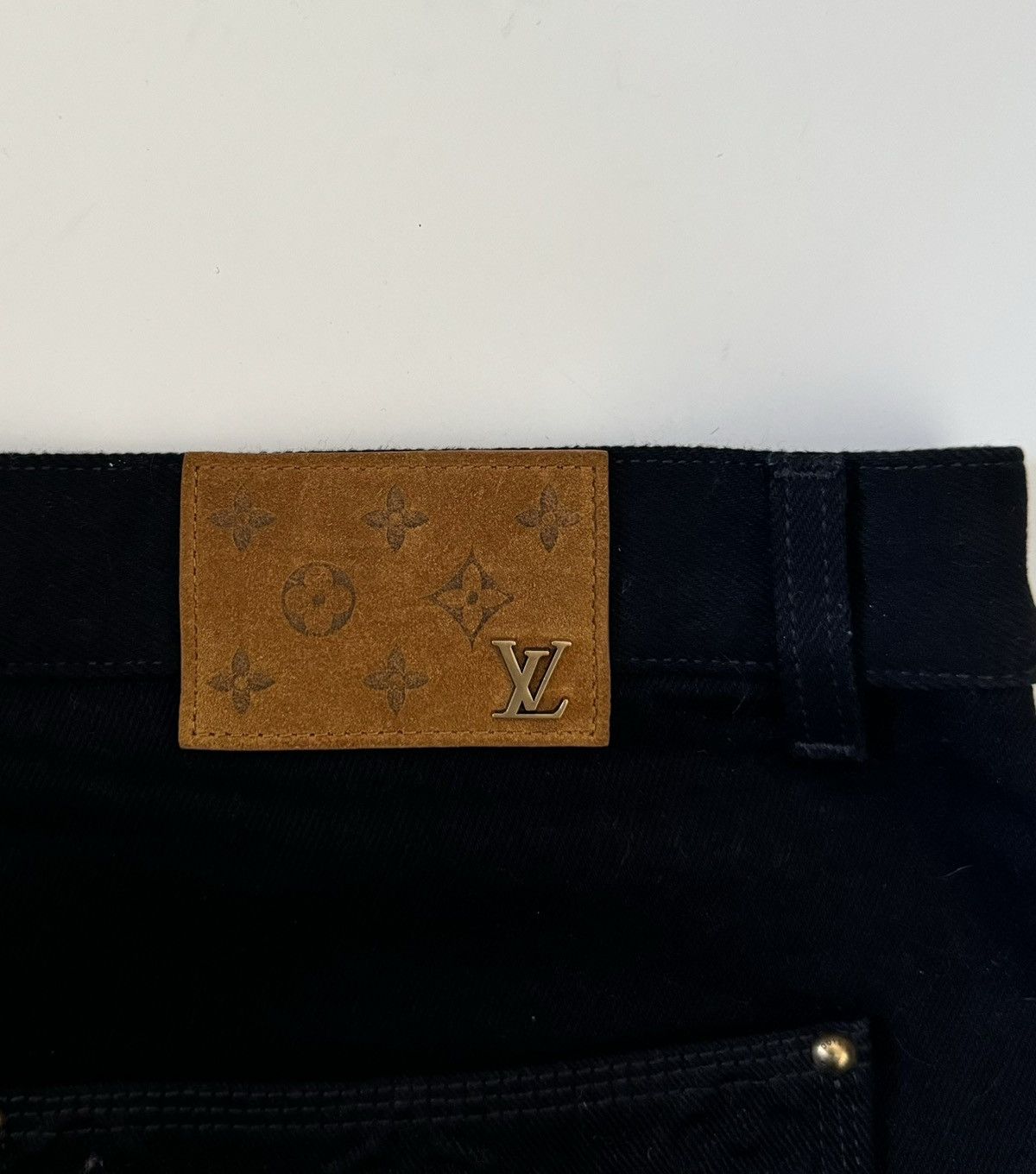 Louis Vuitton LV Monogram Detail Carpenter Denim Pants Size US 36 / EU 52 - 7 Thumbnail