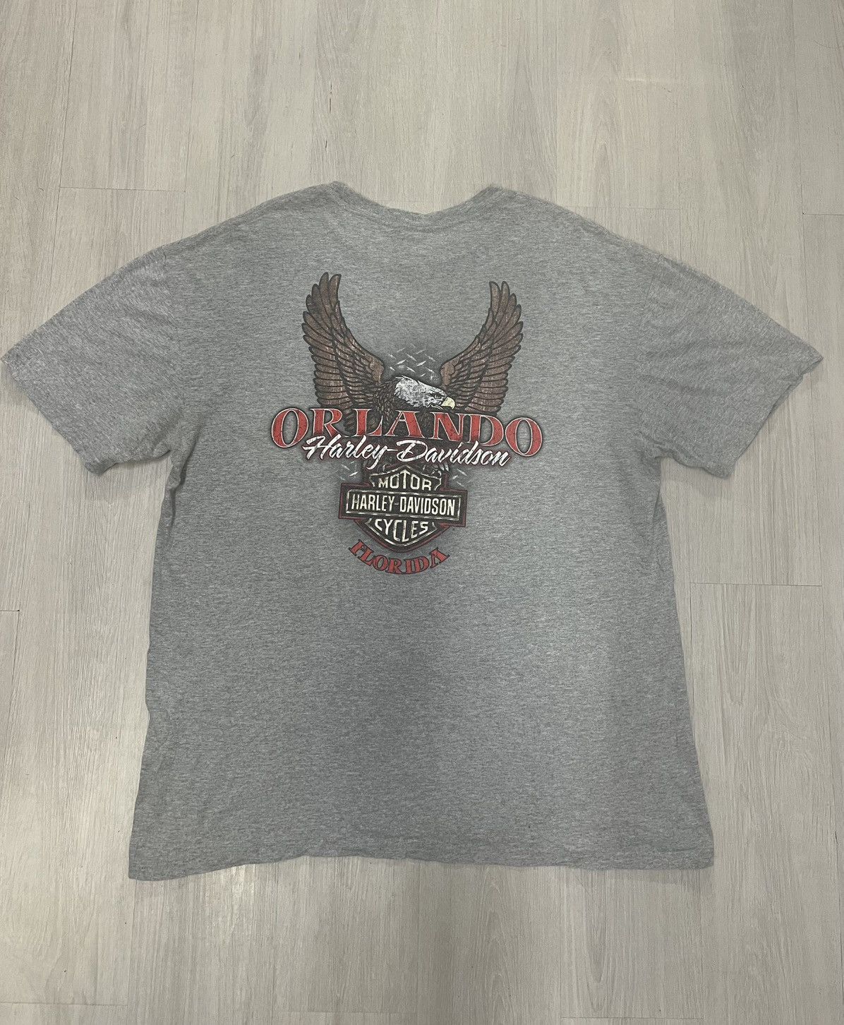 Harley Davidson Vintage Harley Davidson Orlando Florida 2013 Size US XL / EU 56 / 4 - 3 Thumbnail