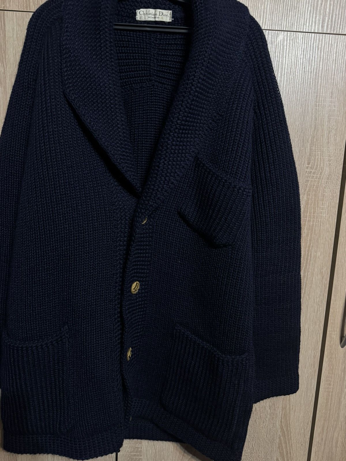 Christian Dior Monsieur Christian Dior archive vintage heavy cardigan coat Size US M / EU 48-50 / 2 - 3 Thumbnail