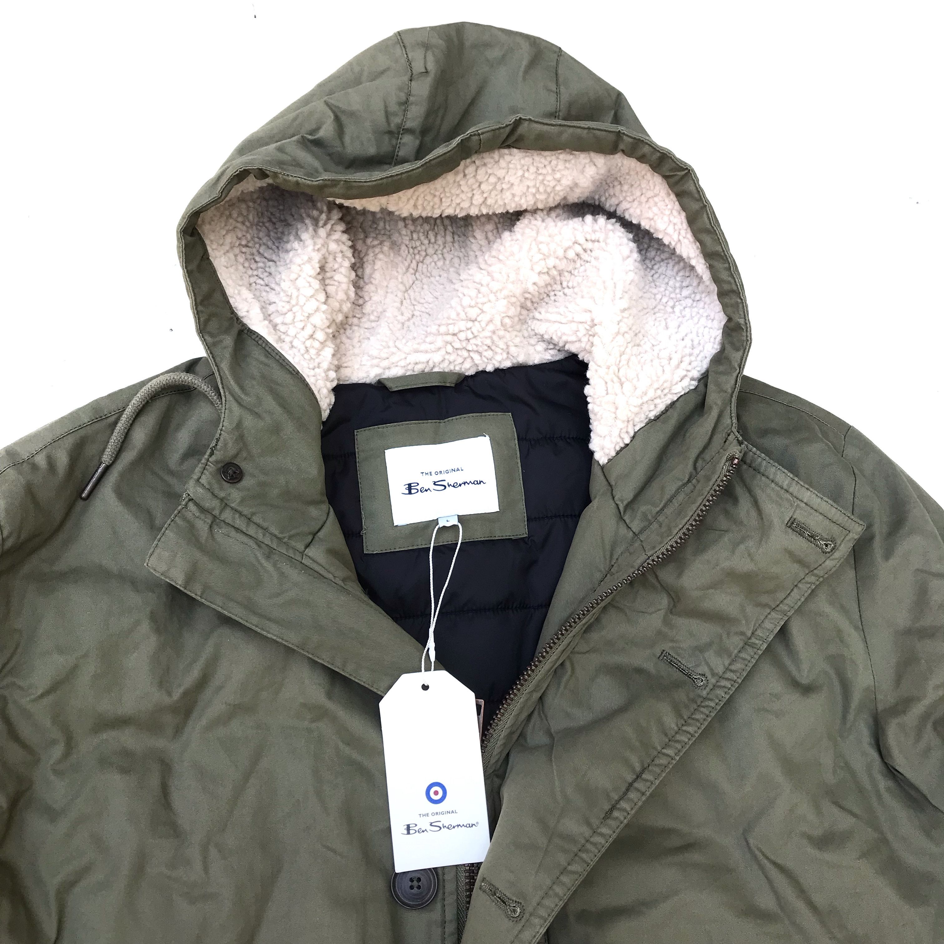 Ben Sherman Ben Sherman Green M51 Parka jacket Green Hemp Military Hemp Size US L / EU 52-54 / 3 - 4 Thumbnail