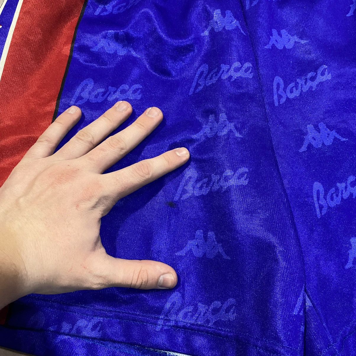 Kappa VINTAGE KAPPA BARCELONA GAYA SHORTS MONOGRAMM 90S Size US 34 / EU 50 - 2 Thumbnail