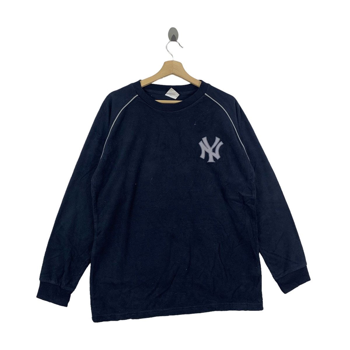 MLB × New York Yankees New York YANKEES MLB Baseball Team Fleece Long Sleeve Size US L / EU 52-54 / 3 - 3 Thumbnail