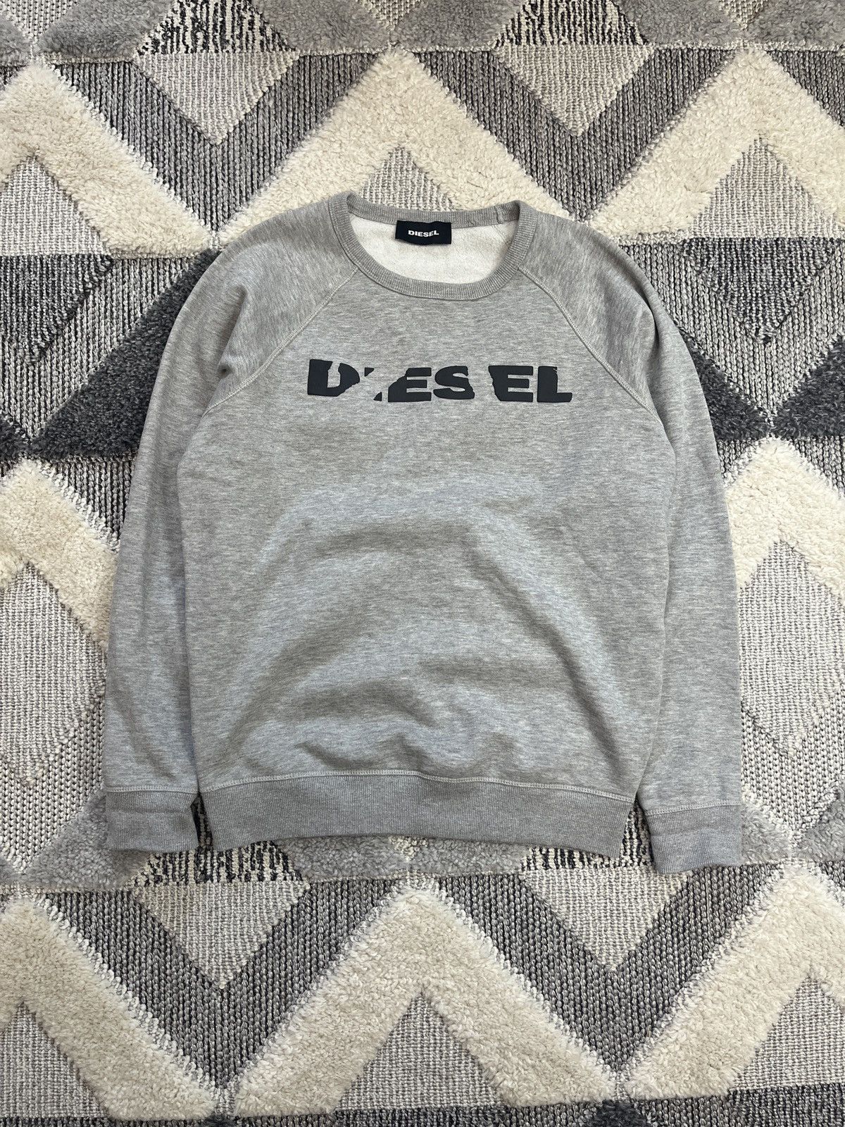 Diesel × Vintage Diesel Big Center Logo Sweatshirt Size US M / EU 48-50 / 2 - 1 Thumbnail