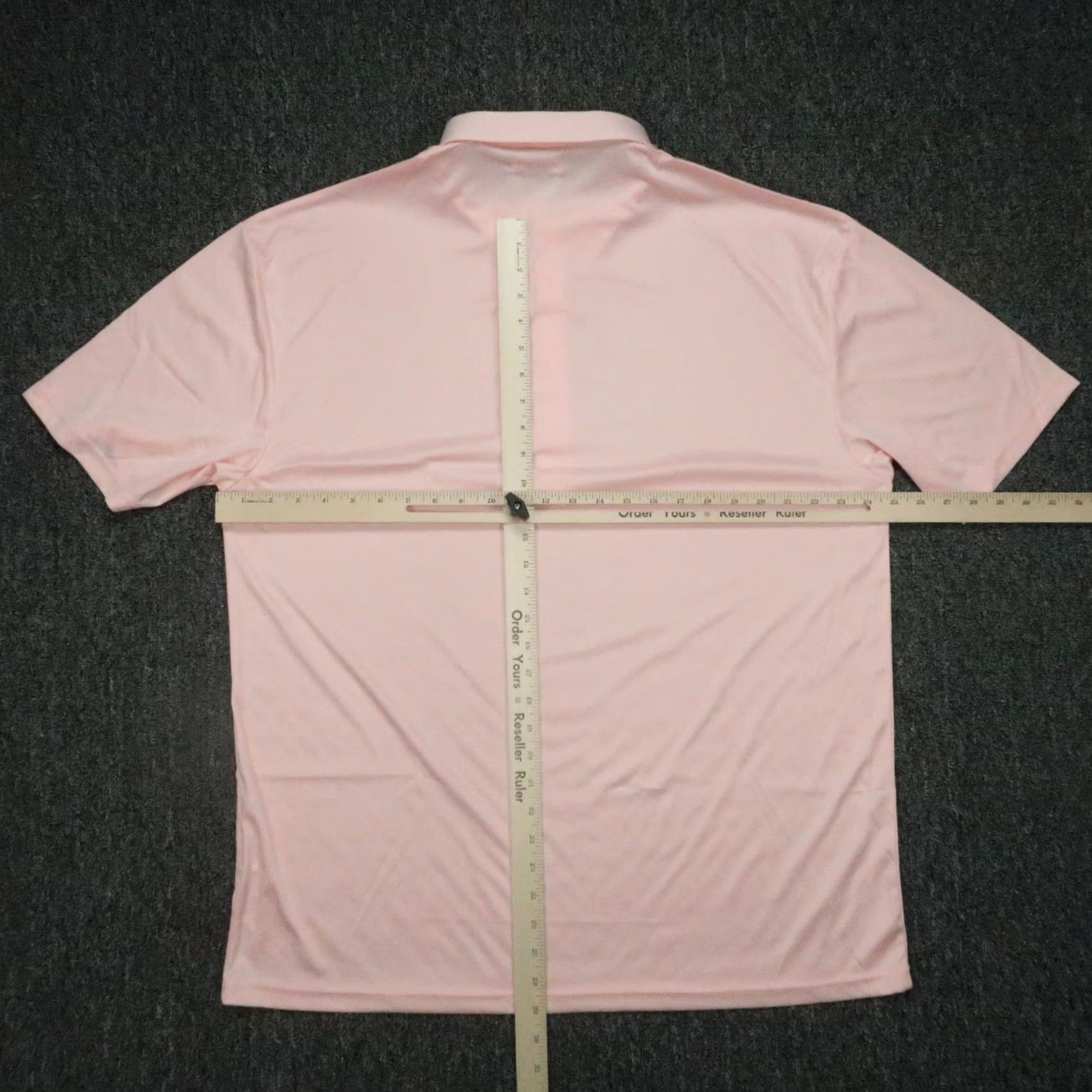 CO VINTAGE Collars & Co Shirt Mens 2XL Pink Short Sleeve Polo Collared Button Performance Moisture Wicking Lightweight Golf Tennis Size US XXL / EU 58 / 5 - 5 Thumbnail