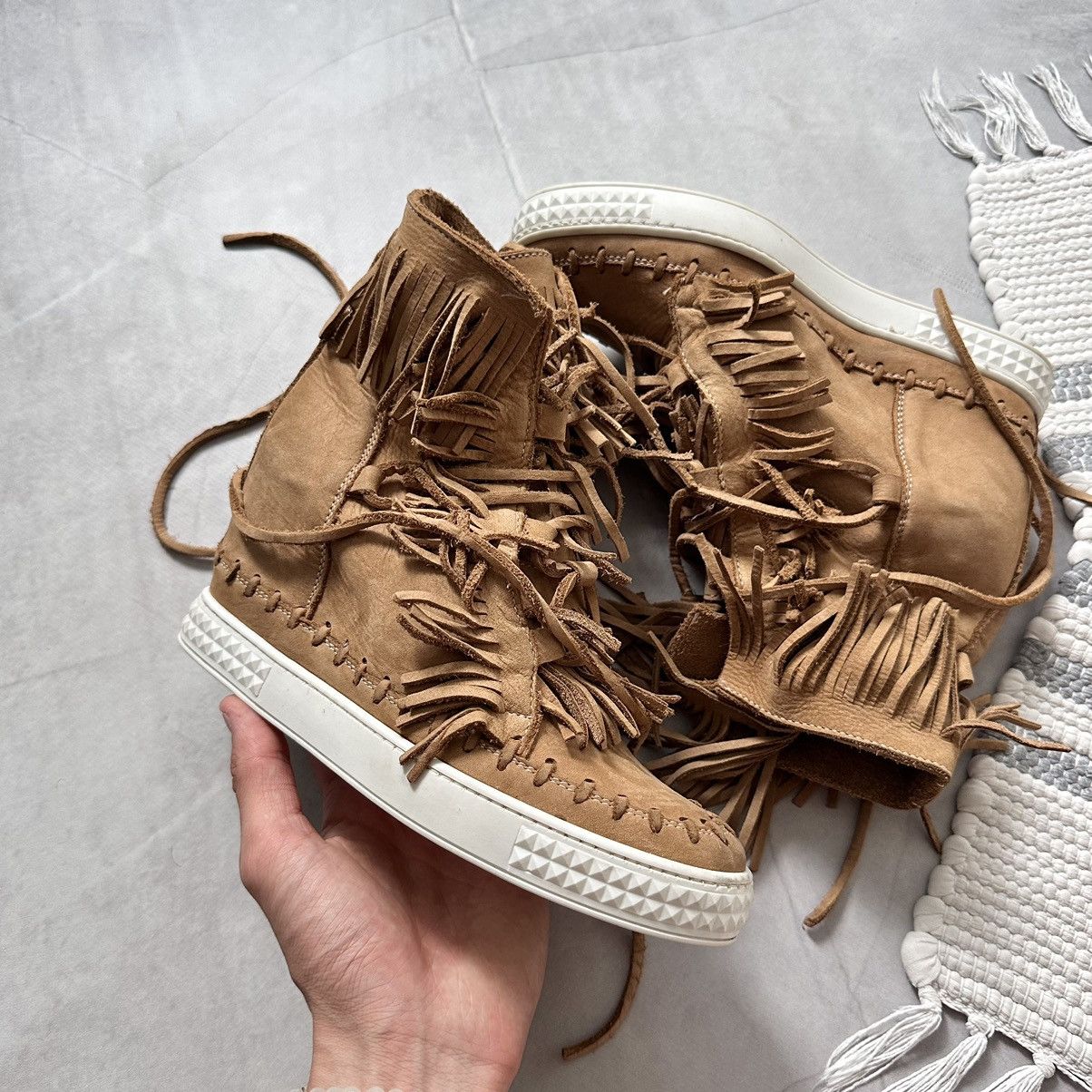 Isabel Marant Fringe Isabel Marant Vibe Bobby Bekett Wedge Sneakers Shoes Size US 8 / IT 38 - 2 Thumbnail