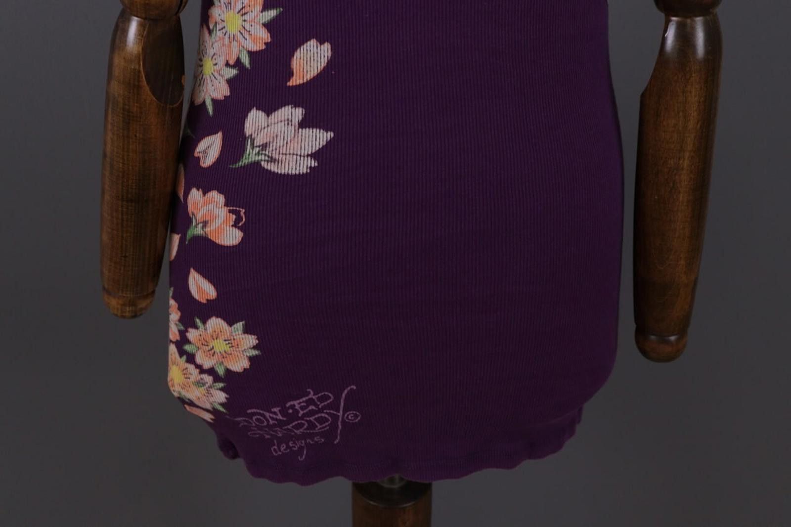 Ed Hardy Ed Hardy by Christian Audigier Purple Tunic Shirt Size M Size S / US 4 / IT 40 - 11 Thumbnail