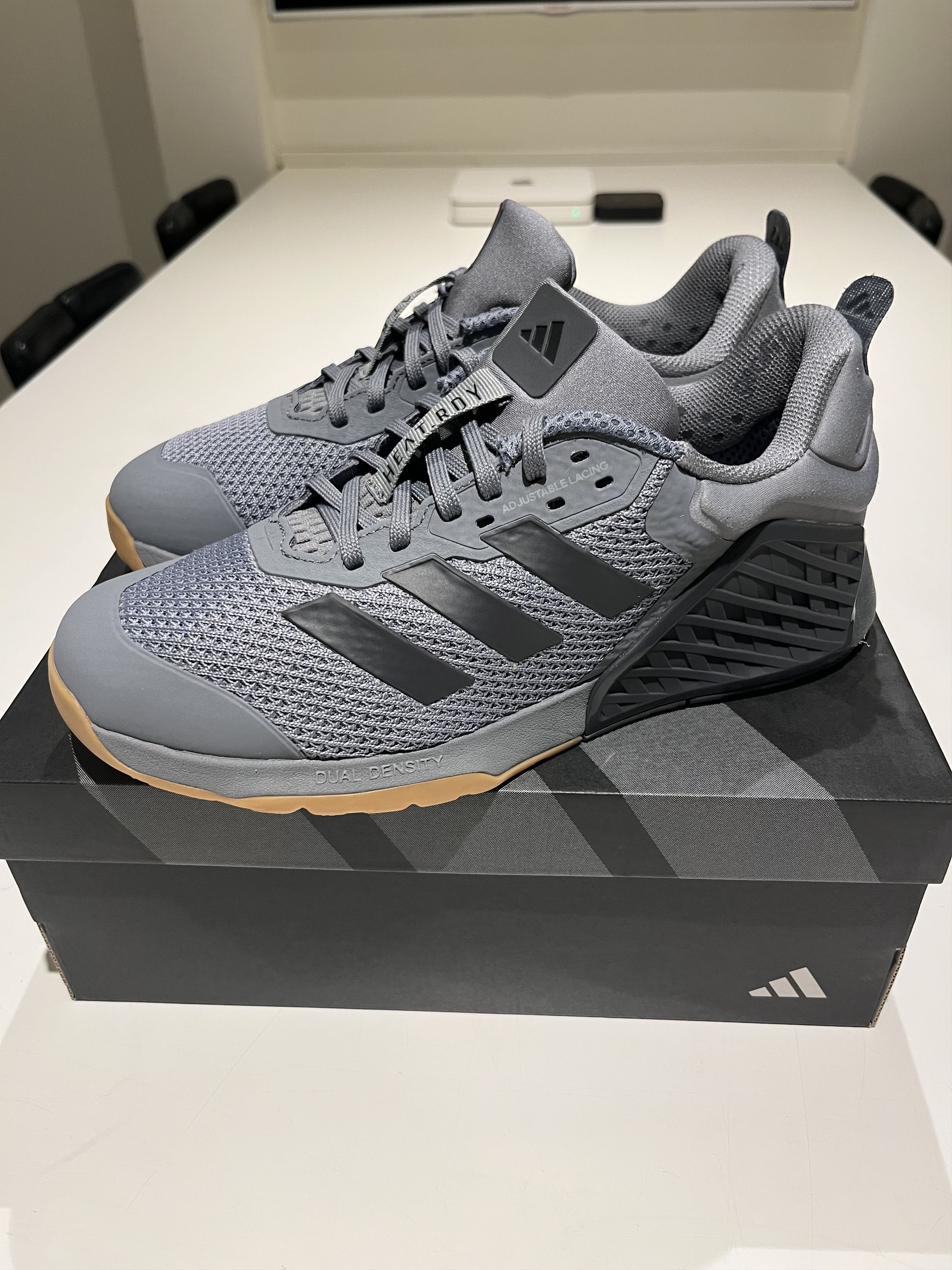 Adidas adidas Dropset 3Grey Grey Core Black Size US 8 / EU 41 - 2 Thumbnail