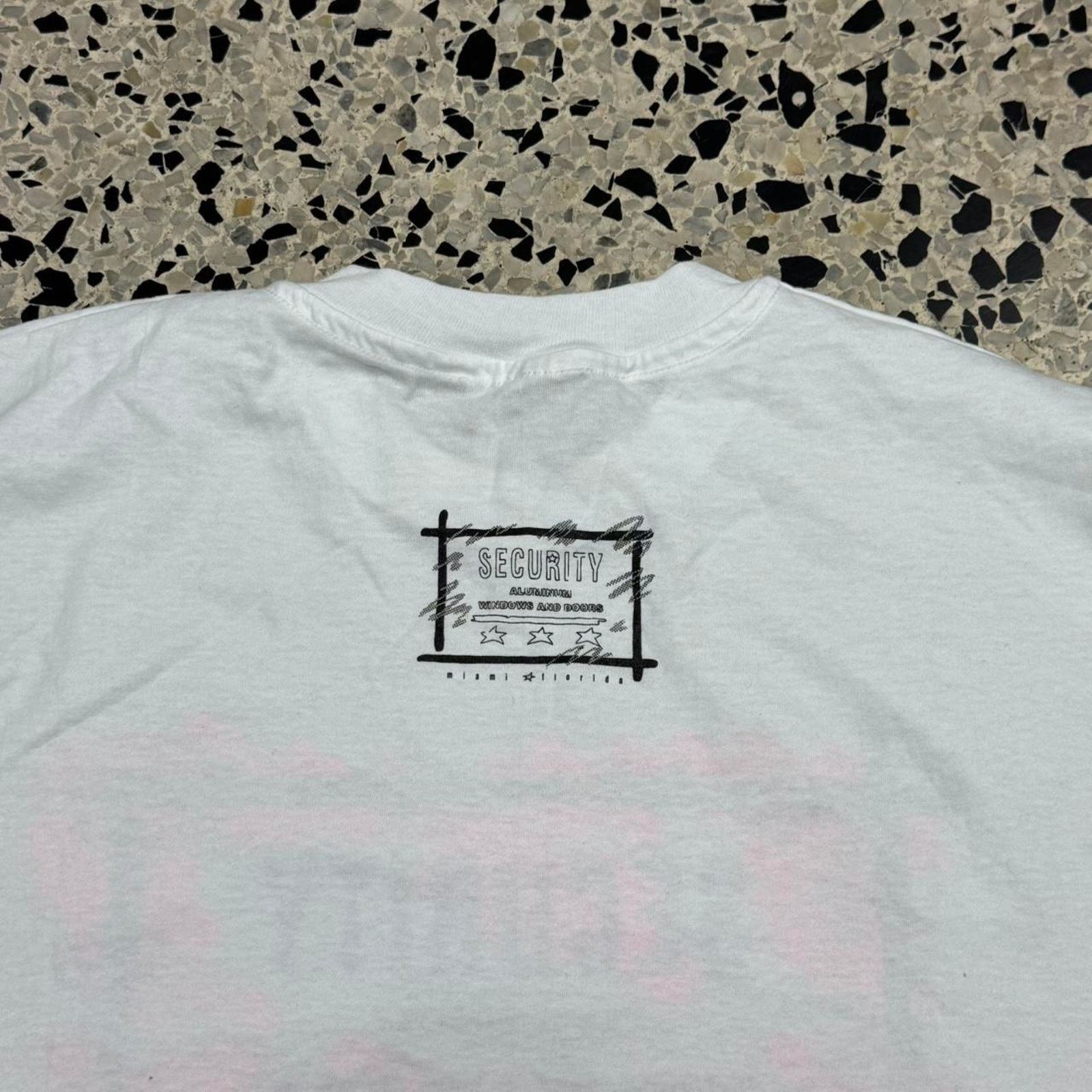 Hanes × Vintage VINTAGE 90S SINGLE STITCH SECURITY ALUMINUM INSTALL TEE: Size US XL / EU 56 / 4 - 6 Thumbnail