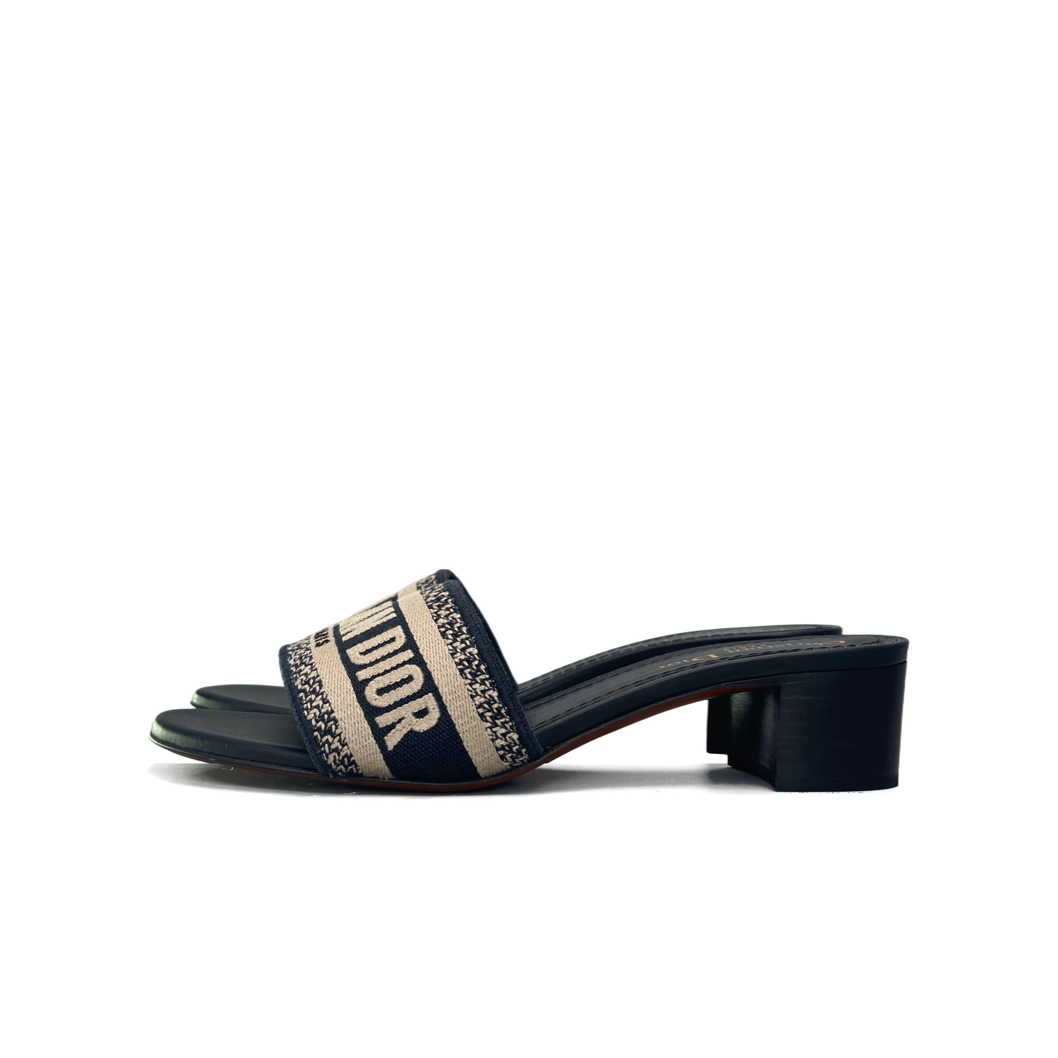 Dior Dior Dway Embroidered Slide Sandals Size 37 Size US 7 / IT 37 - 1 Thumbnail