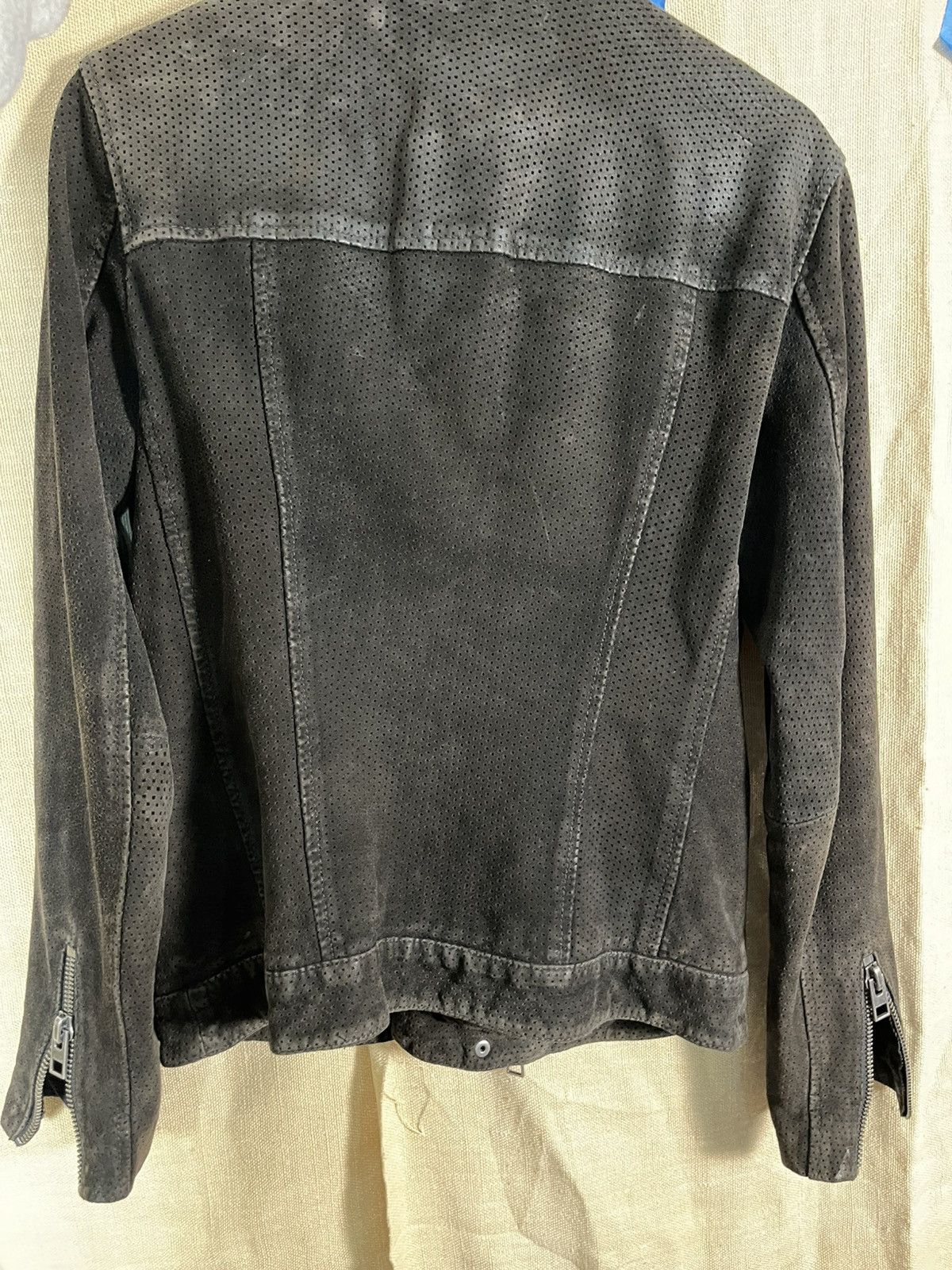 Allsaints Allsaints black double zip leather jacket Size US S / EU 44-46 / 1 - 6 Thumbnail