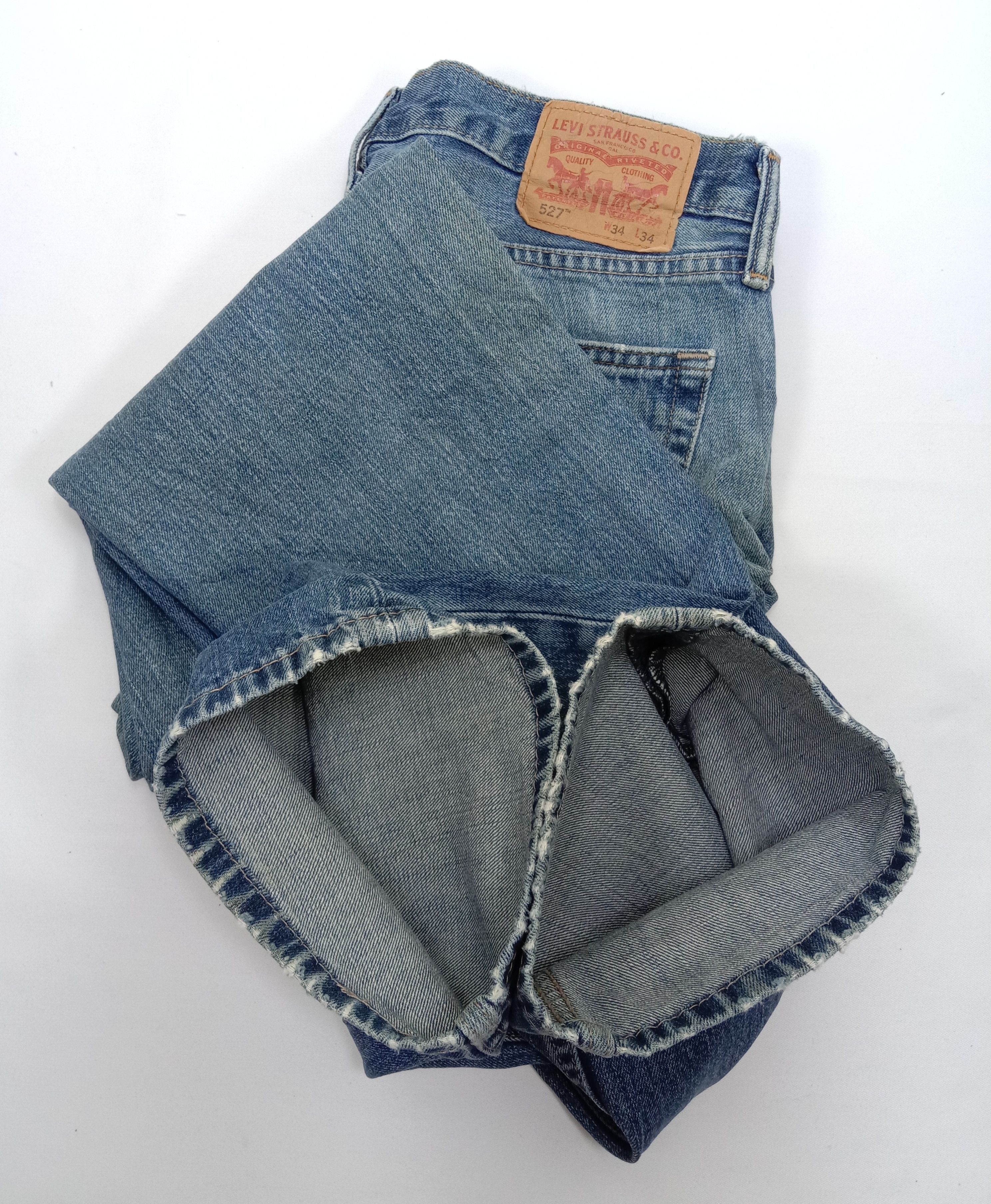 Levi's Vintage Levi's 527 Flare Jeans Earth Tone Denim Size US 34 / EU 50 - 15 Thumbnail