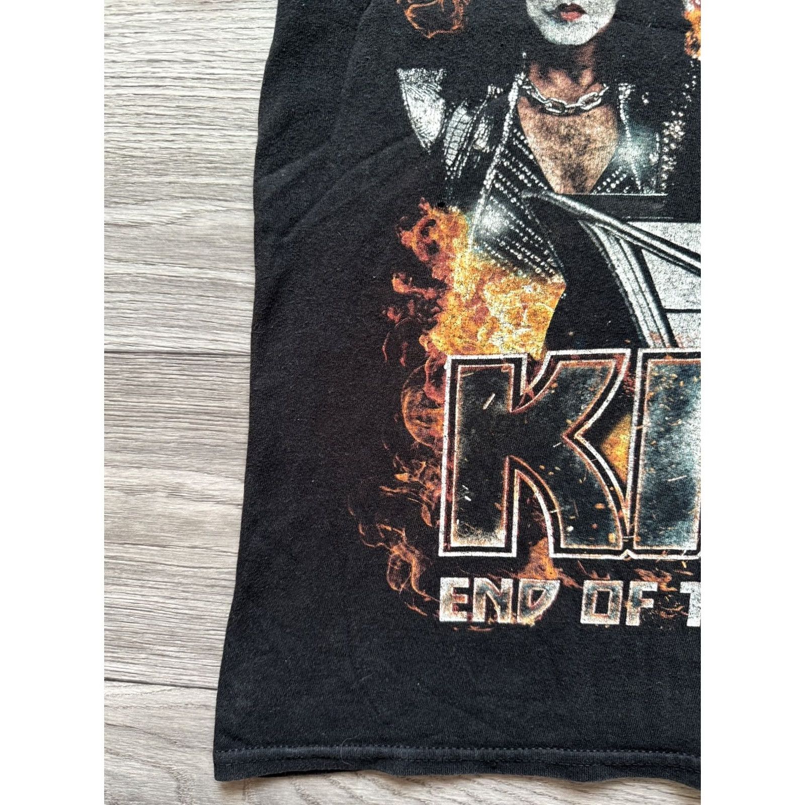 Gildan KISS End Of The Road World Tour Concert T-shirt Men S Black Double-Sided Gildan Shirt Size S Size US S / EU 44-46 / 1 - 2 Thumbnail