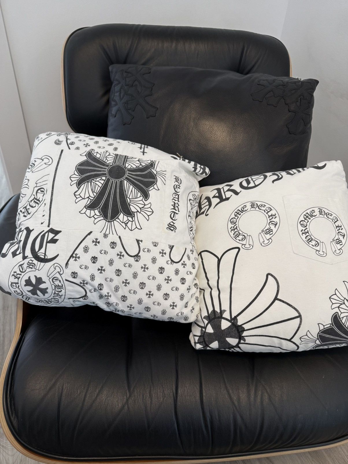 Chrome Hearts Chrome Hearts PatchWork Pillow (2) Size ONE SIZE - 1 Thumbnail