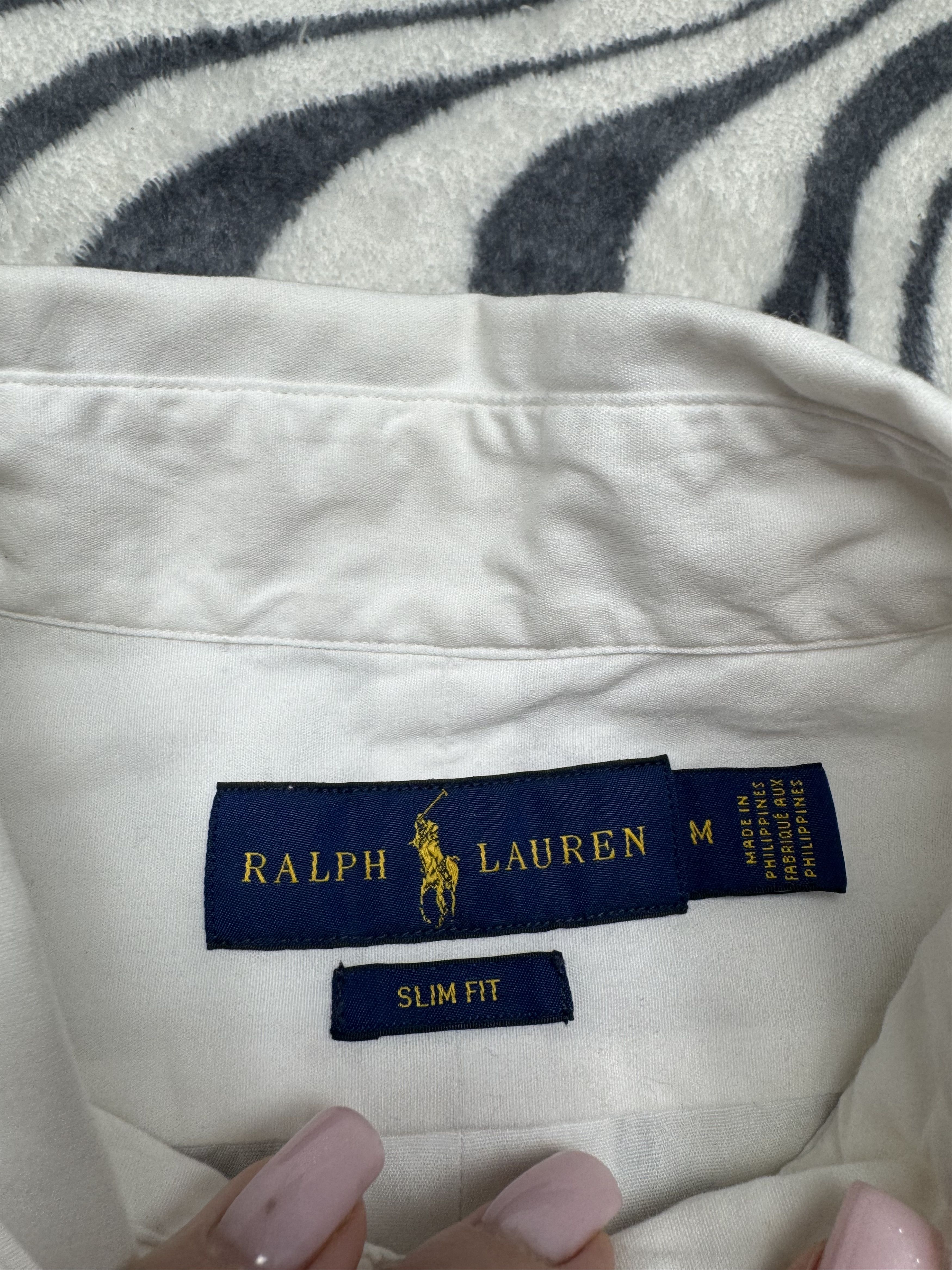 Polo Ralph Lauren Polo Ralph Lauren Mens White Long Sleeve Shirt Size US M / EU 48-50 / 2 - 4 Thumbnail