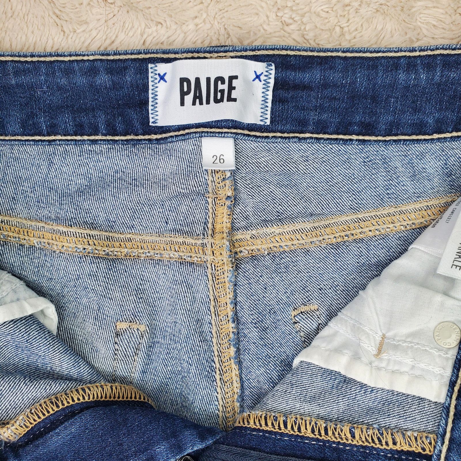 Paige Paige Hoxton Straight Crop Jeans 26 / 2 Size 26" / US 2 / IT 38 - 4 Thumbnail
