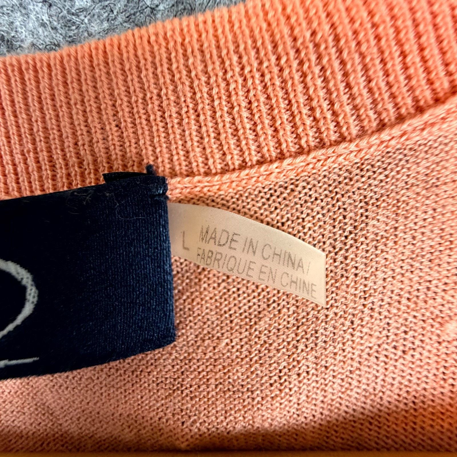 Magaschoni Magaschoni New York Sweater Womens Large Orange Sleeveless Size L / US 10 / IT 46 - 9 Thumbnail
