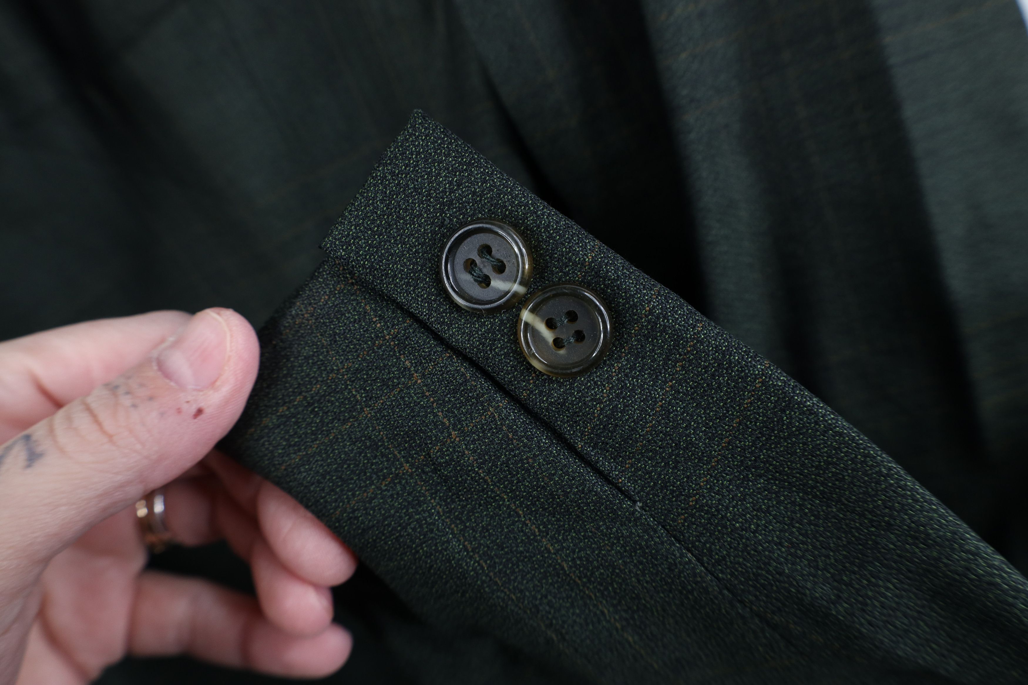 Vintage Vintage 60s Rockabilly Wool 2 Button Suit Coat Jacket USA Size US XXL / EU 58 / 5 - 9 Thumbnail