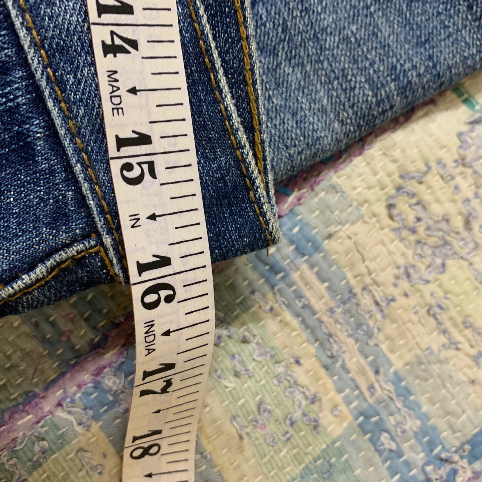 Vintage vintage y2k levis selvage inspired denim Size US 32 / EU 48 - 16 Thumbnail
