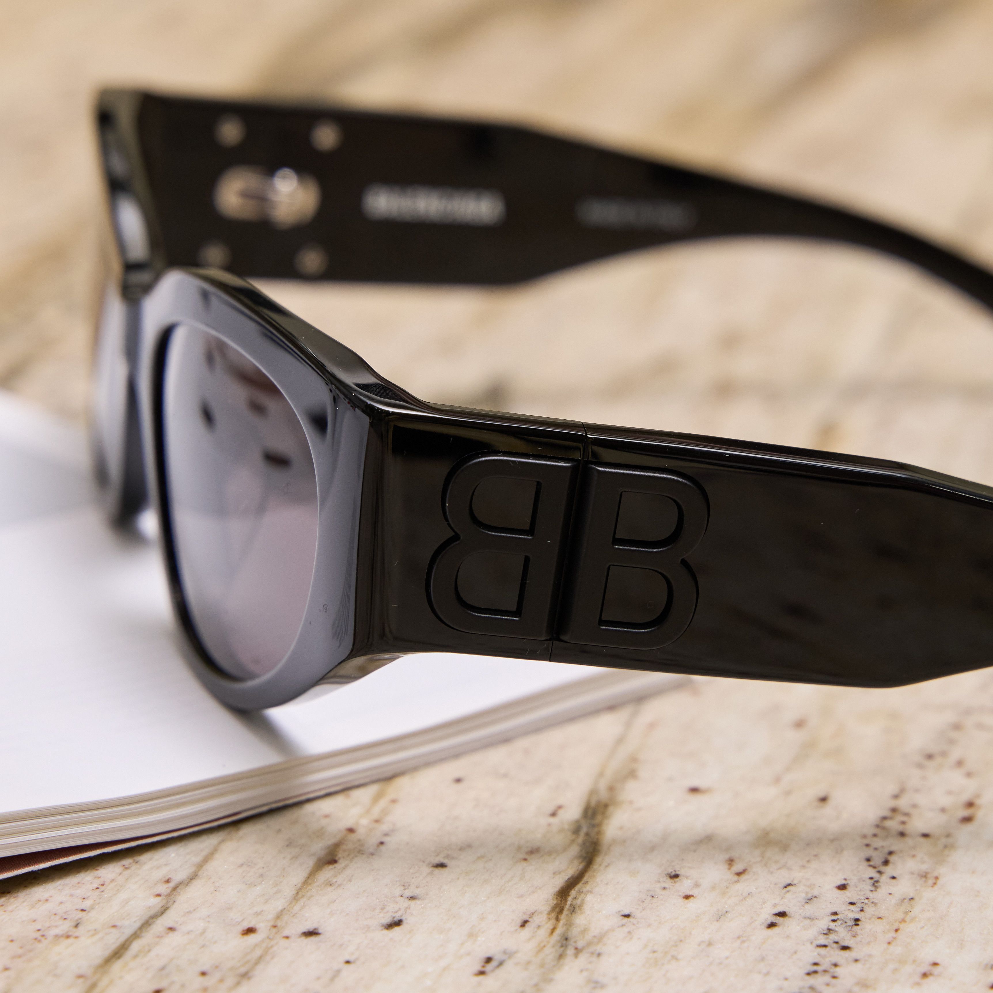 Balenciaga BALENCIAGA BB0324SK 001 Sunglasses BLACK Size ONE SIZE - 5 Thumbnail