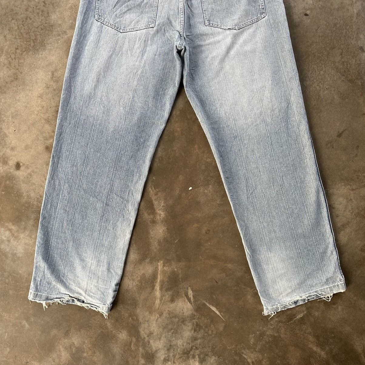 Japanese Brand Vintage Sean John Lightwash Faded Jean Distressed Denim Pant Size US 39 - 10 Thumbnail