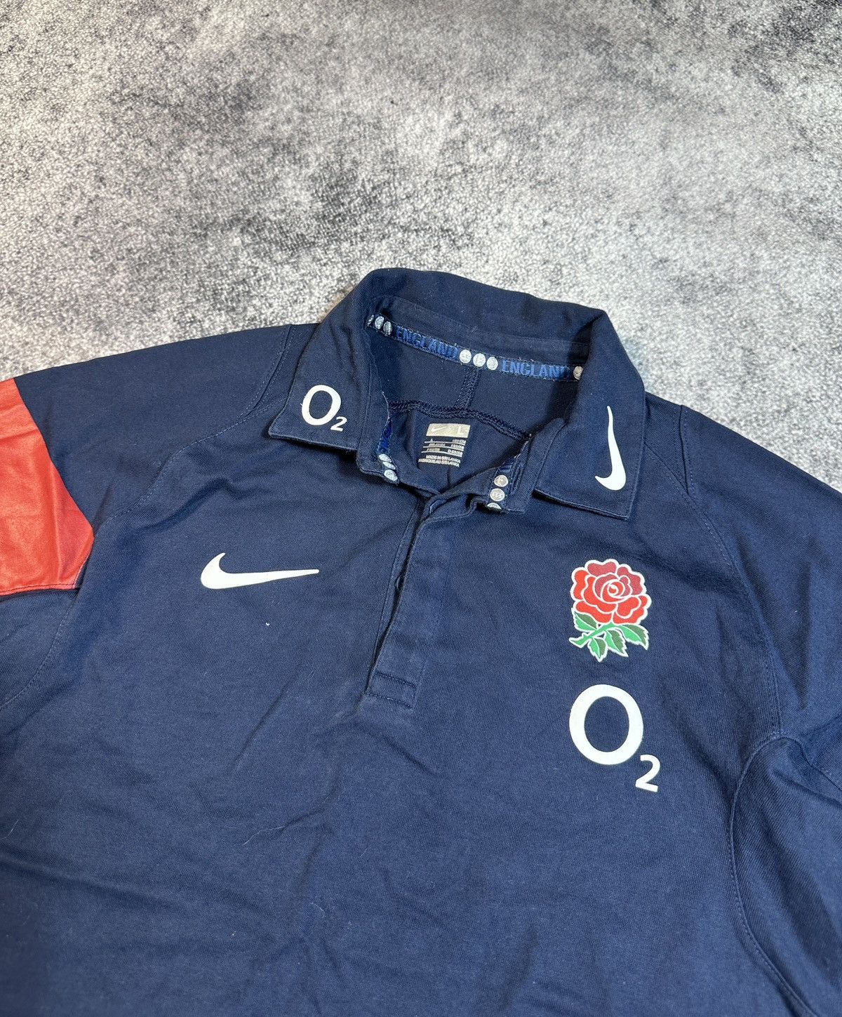 Nike × Vintage Y2k vintage Nike England Rugby Streetwear rare Jersey VTg L Size US L / EU 52-54 / 3 - 2 Thumbnail