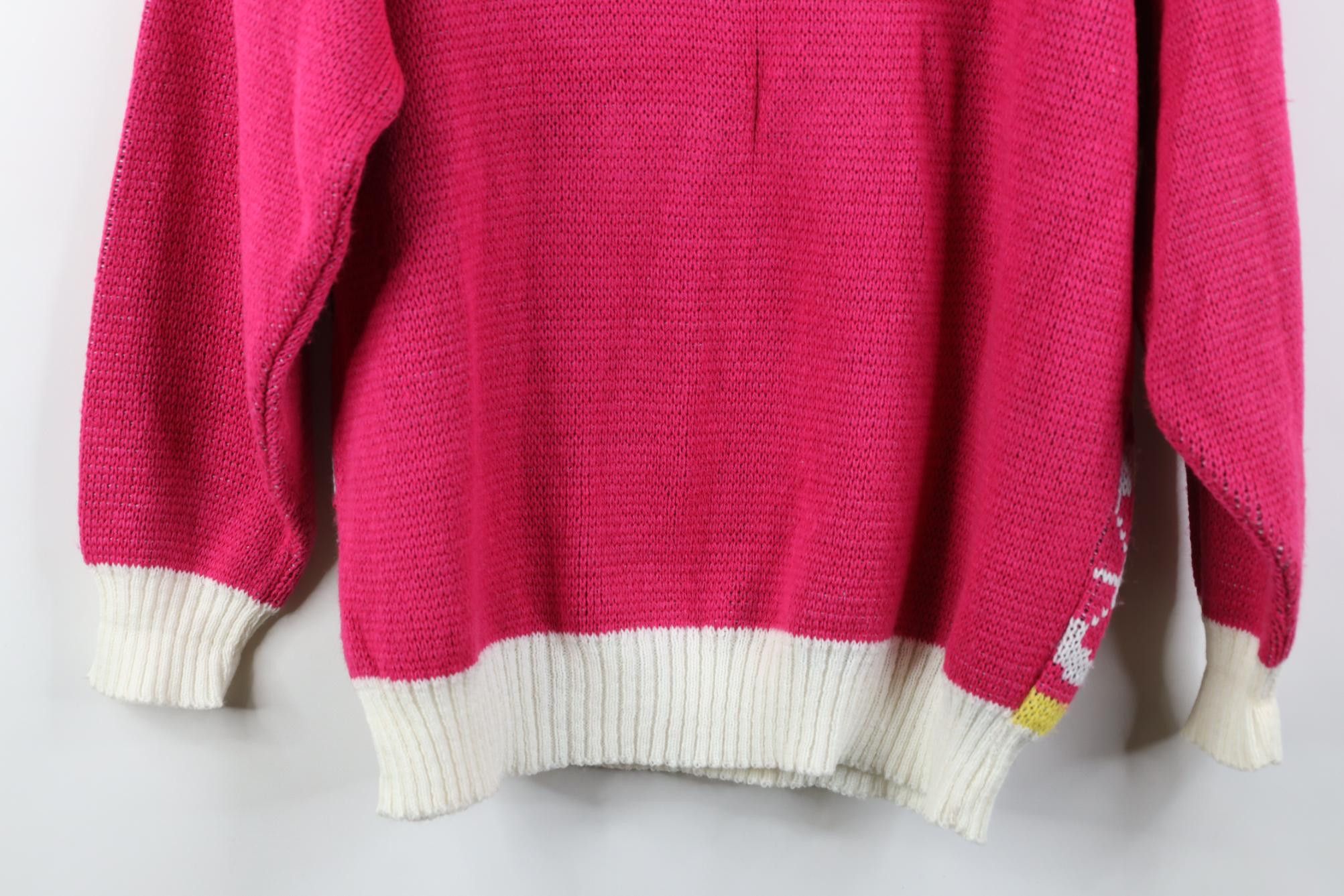 Vintage Vintage 90s Streetwear Abstract Bicycle Cycling Knit Sweater Size M / US 6-8 / IT 42-44 - 12 Thumbnail