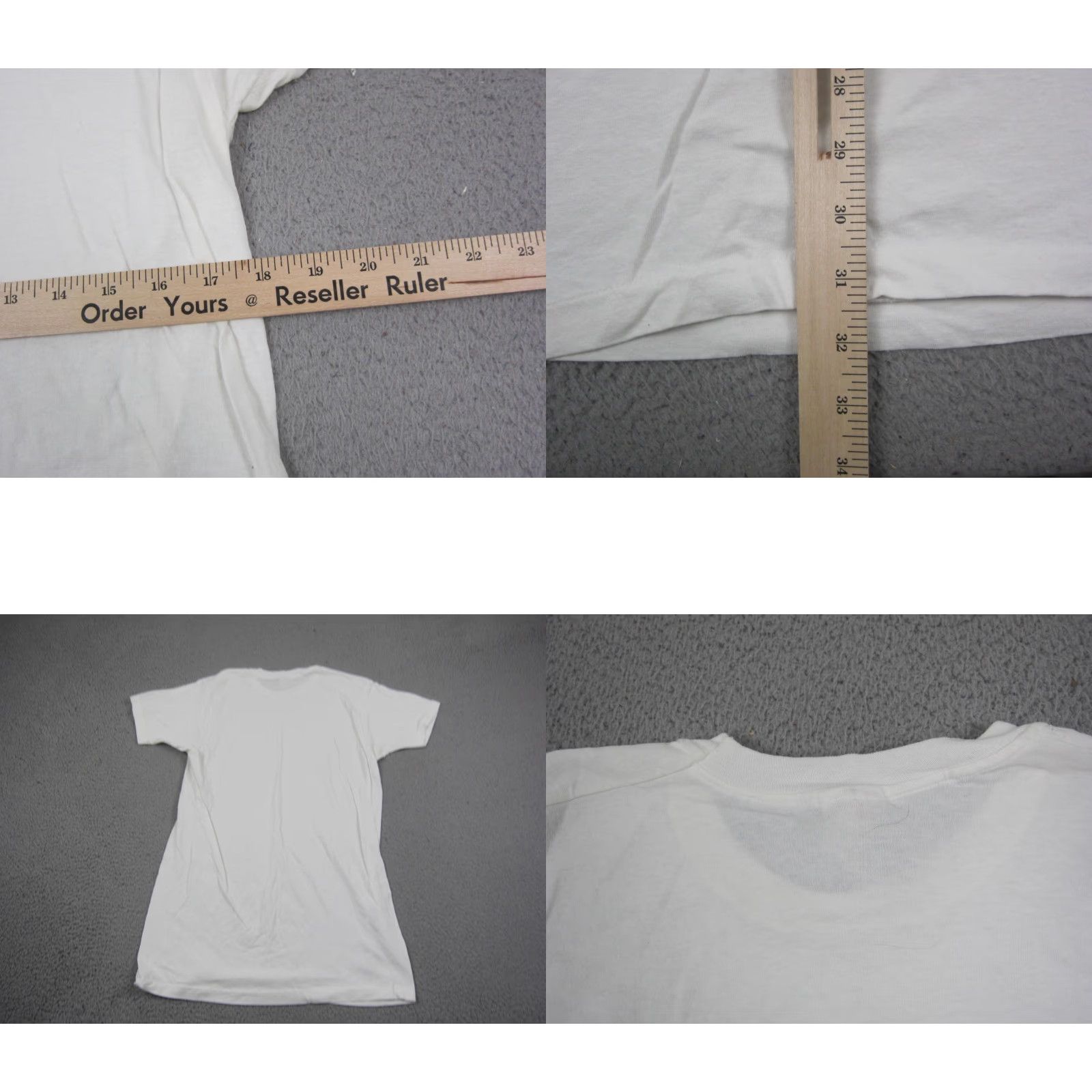 Hanes VINTAGE Hanes Shirt Adult XL White 90s 80s California Florida Men's Short Sleeve Crew Neck Cotton Knit T-Shirt Size US XL / EU 56 / 4 - 8 Thumbnail