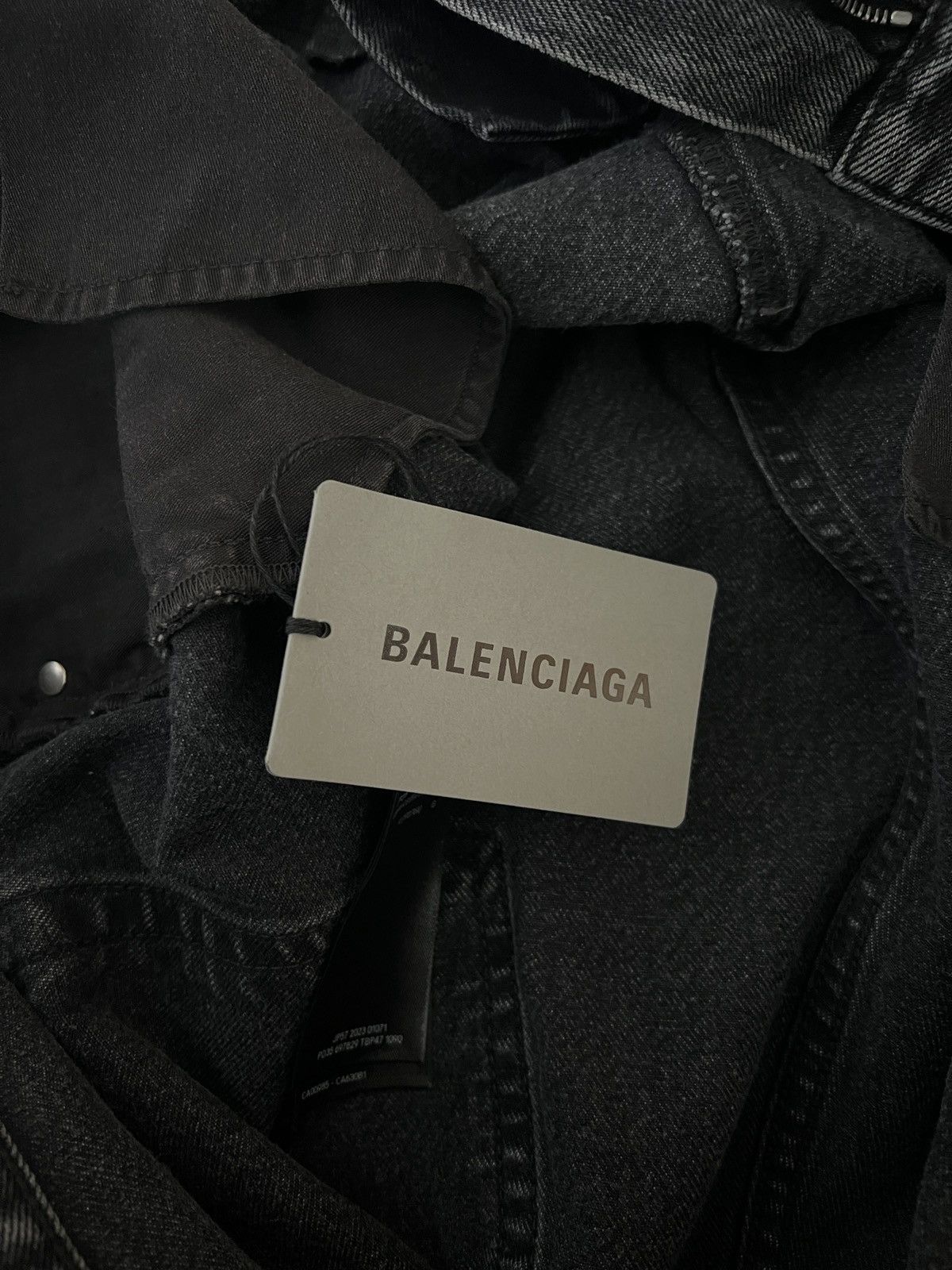 Balenciaga *Sz. M* Balenciaga Lost Tape Flared Denim Grey Size US 34 / EU 50 - 4 Thumbnail