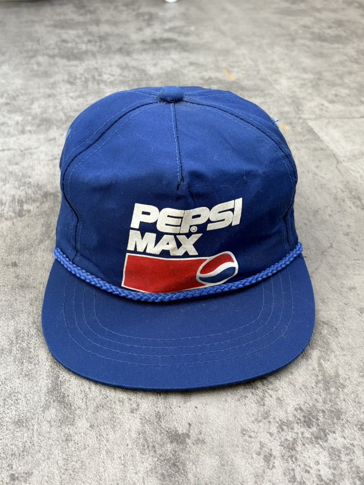 Pepsi Pepsi Soda Pepsi-Cola Pop VINTAGE Trucker Hat Baseball Cap Size ONE SIZE - 2 Thumbnail