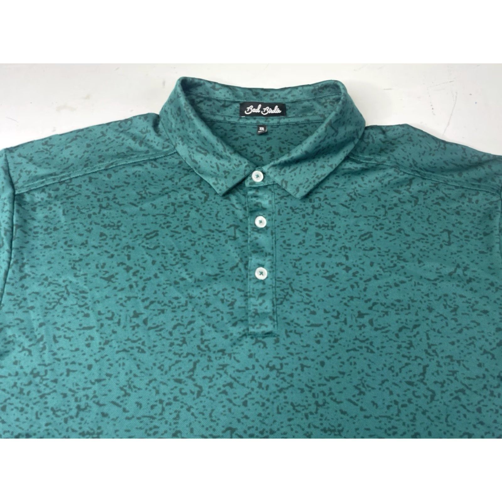 Vintage Bad Birdie Polo Shirt Mens 2XL Greens Keeper Tech Pique Performance Golf Blouse? Size US XXL / EU 58 / 5 - 2 Thumbnail