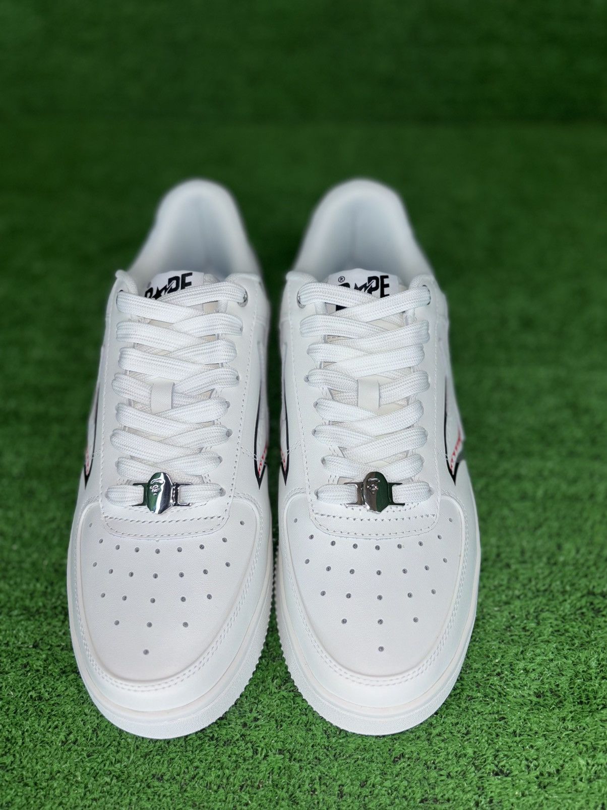 Bape BAPE SHARKSTA WHITE SIZE 9 Size US 9 / EU 42 - 6 Thumbnail