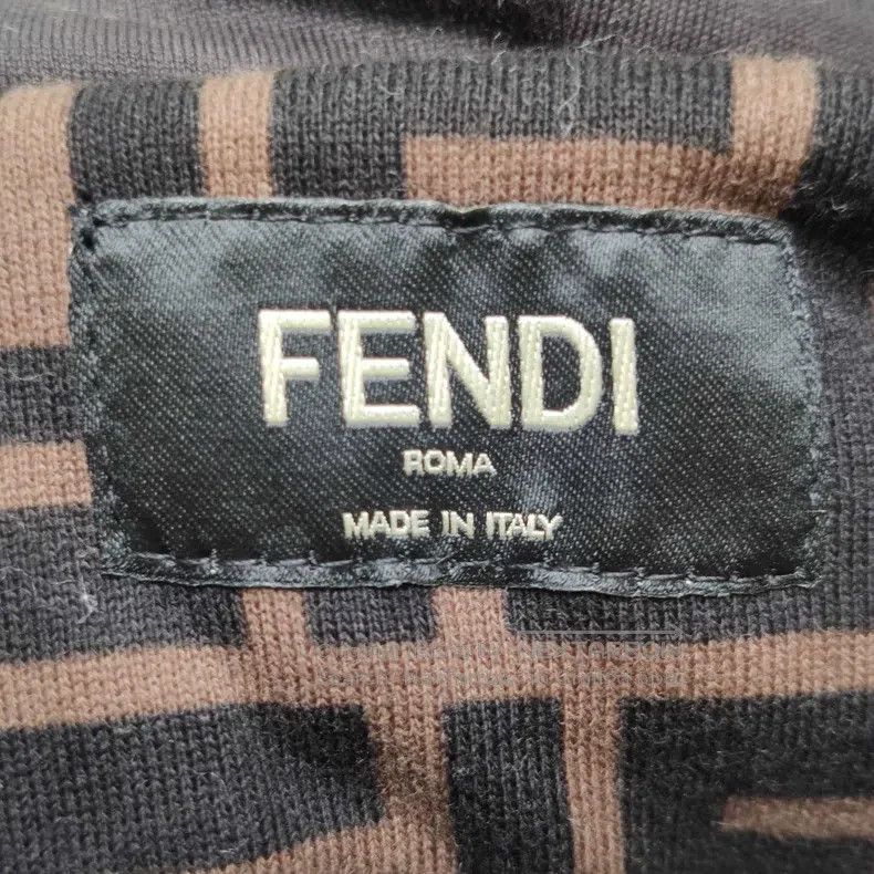 Fendi Fendi Cotton Double F Monogram Hooded Sweatshirt Size US XL / EU 56 / 4 - 5 Thumbnail