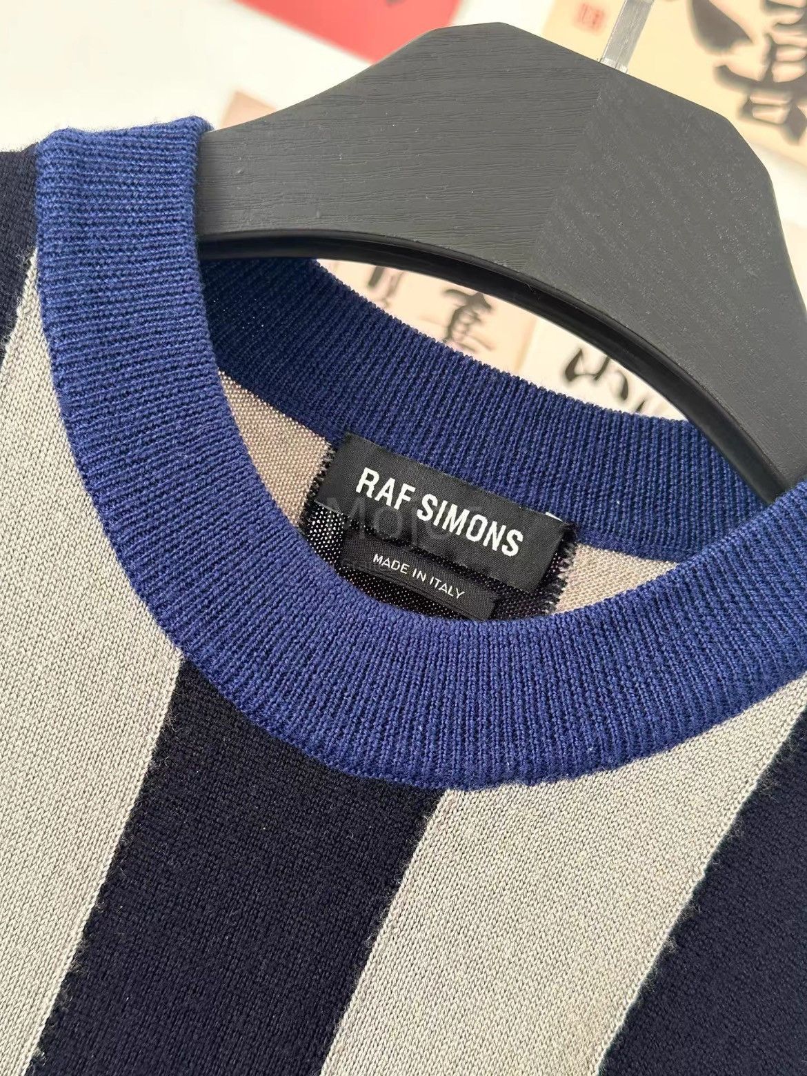 Raf Simons Sz 46 Raf Simons 10AW Runway Sample Stripe Knitwear Tank To Size US S / EU 44-46 / 1 - 3 Thumbnail