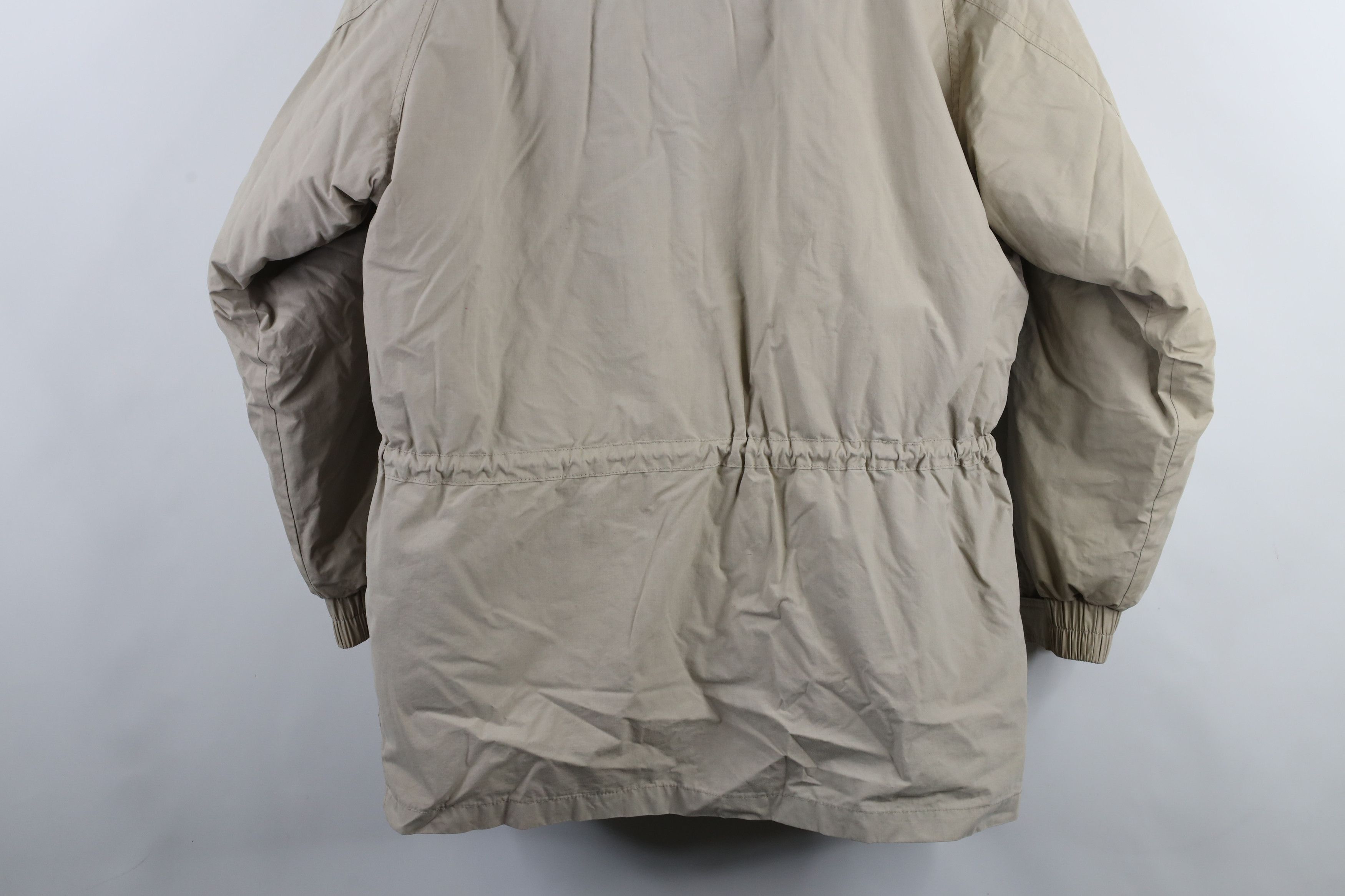 Vintage Vintage 90s Streetwear Full Zip Puffer Jacket Coat Beige Size US M / EU 48-50 / 2 - 19 Thumbnail