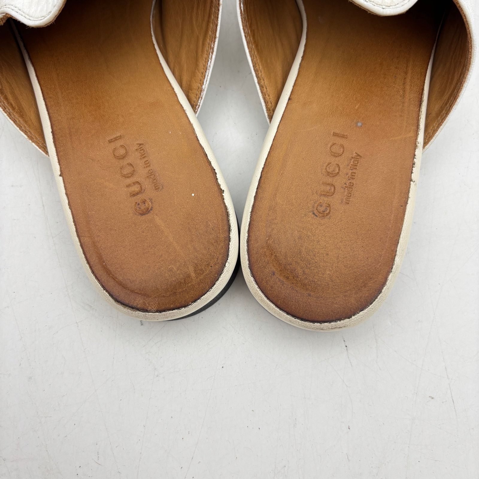 Gucci Gucci Princetown Horsebit Leather Mules Loafers Women's 36 Size US 6 / IT 36 - 10 Thumbnail