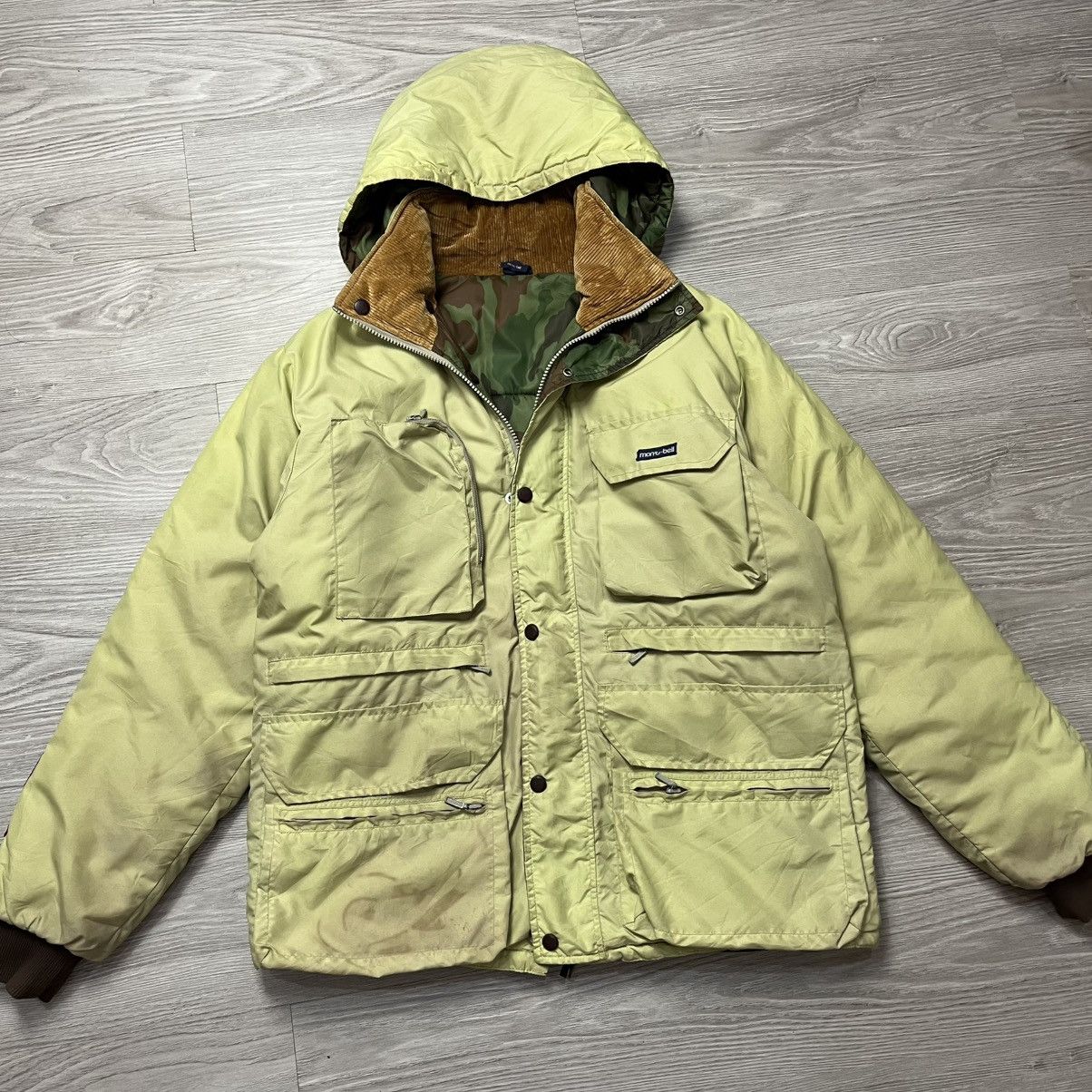 Montbell 1990s Montbell Reversible Camo Down Jacket Size US L / EU 52-54 / 3 - 5 Thumbnail
