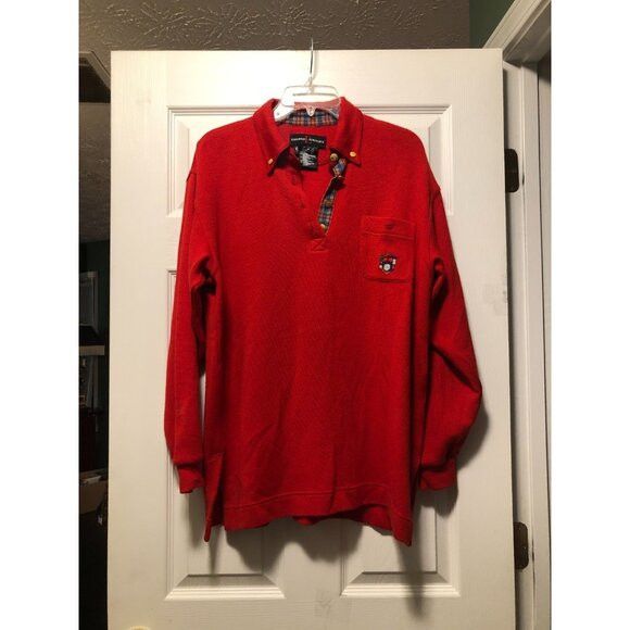 Escada Sport escada sport women's red 67%wool 33%cotton polo size: M Size M / US 6-8 / IT 42-44 - 1 Thumbnail