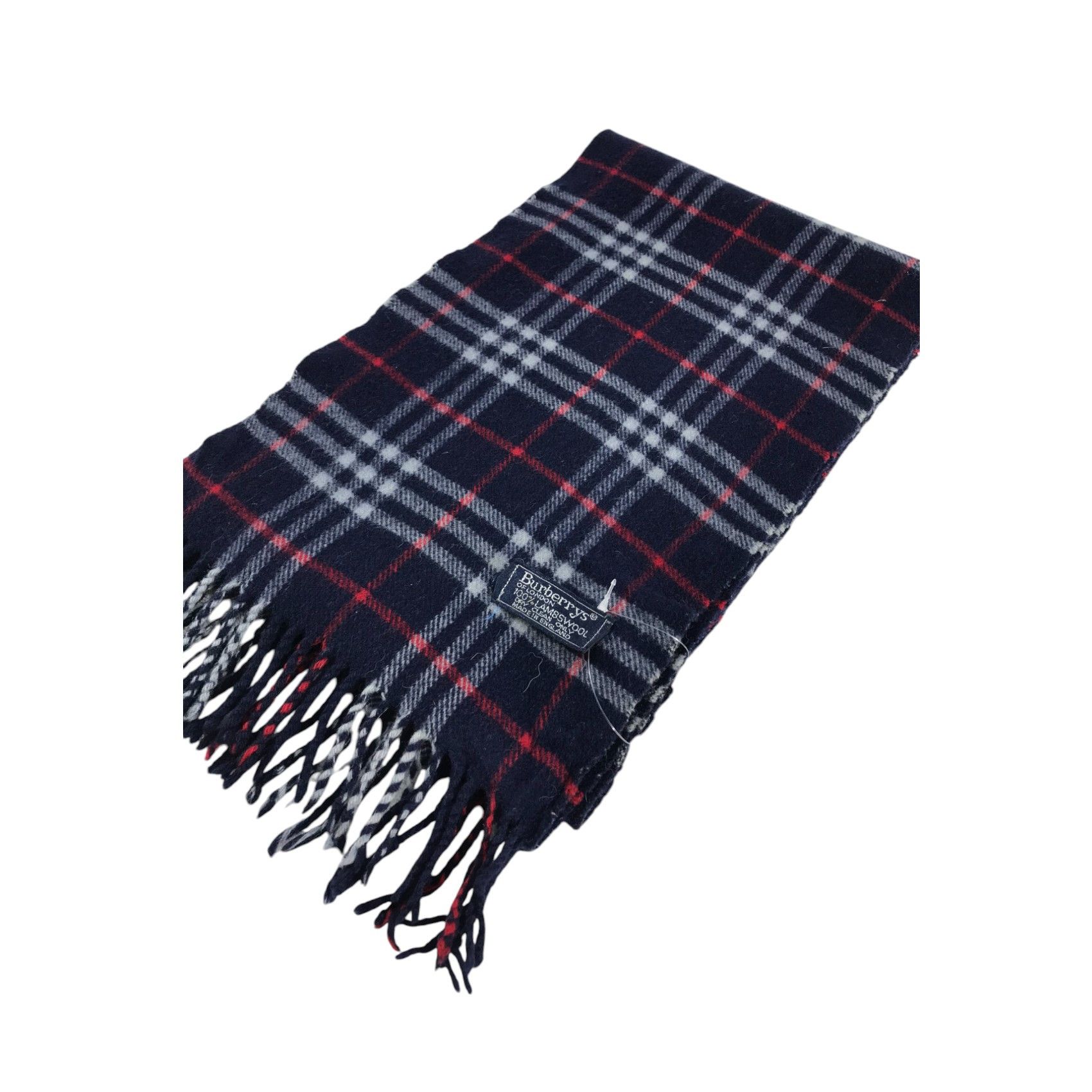 Burberry × Vintage Burberry Scarf / Muffler / Neckwear - WW1517 Size ONE SIZE - 3 Thumbnail