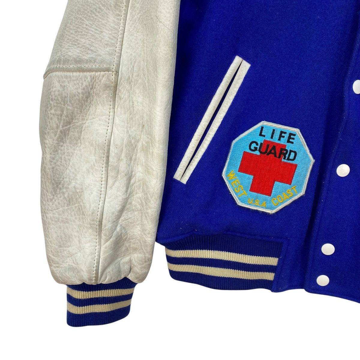 JH Design 💥Vintage Varsity Letterman Life Guard Embroidered Pacth Size US M / EU 48-50 / 2 - 6 Thumbnail