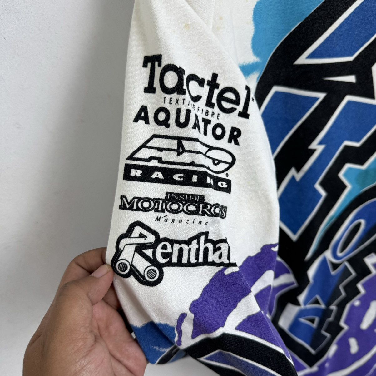 Vintage Vintage 90s AXO Sport Jersey Tactel Aquator Motocross 1993 Size US L / EU 52-54 / 3 - 5 Thumbnail