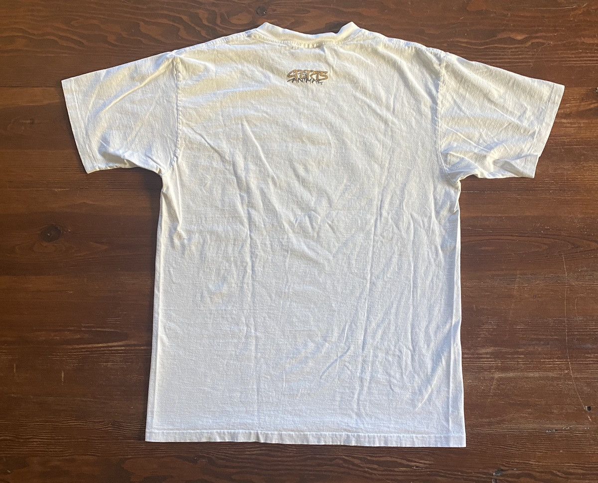 Vintage Vintage 1996 Sports Animal Soccer White Single Stitch Tee Size US M / EU 48-50 / 2 - 14 Thumbnail