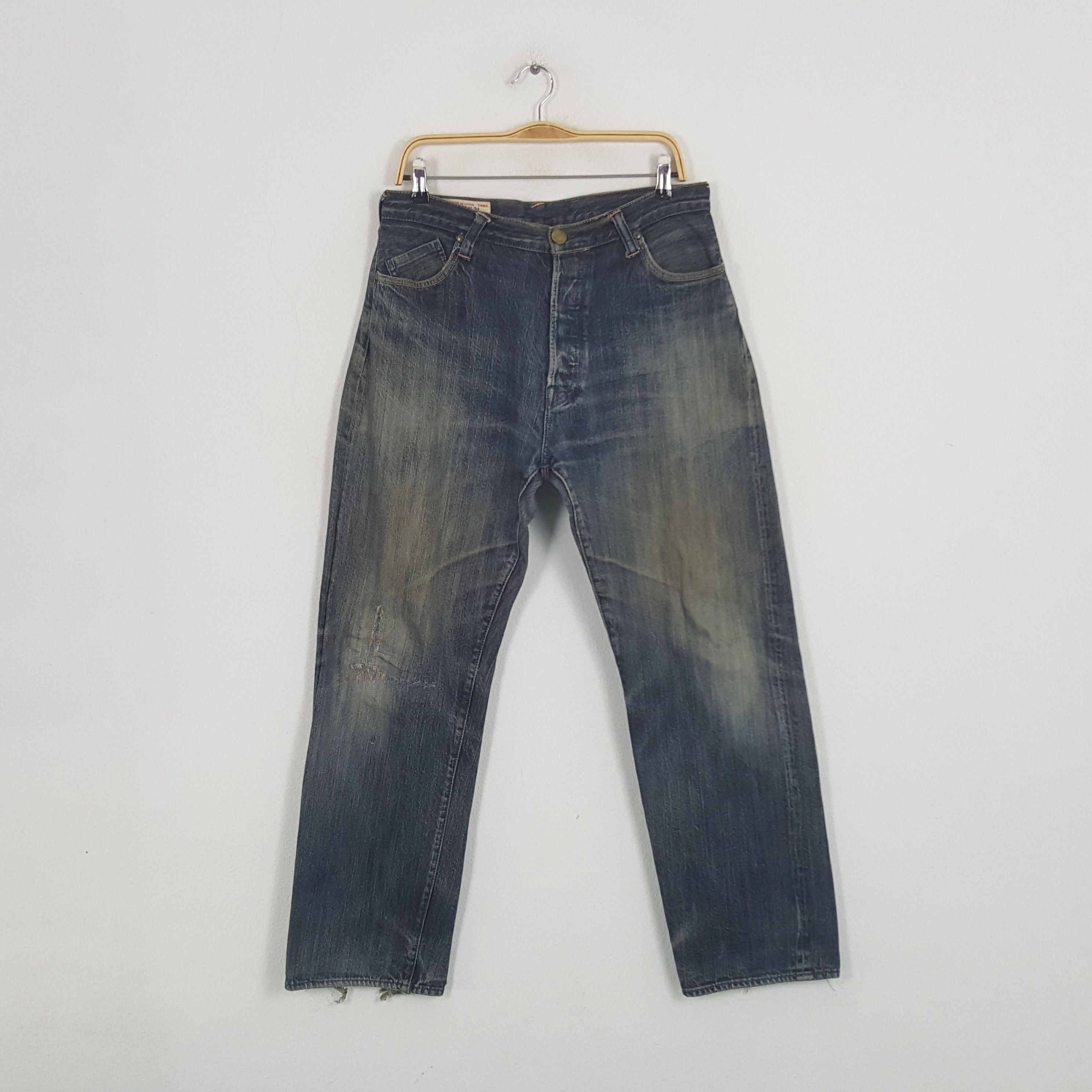 Japanese Brand × Vintage Vintage Evisu Yamane Selvedge Japanese Daicock Custom Jeans Size US 32 / EU 48 - 4 Thumbnail