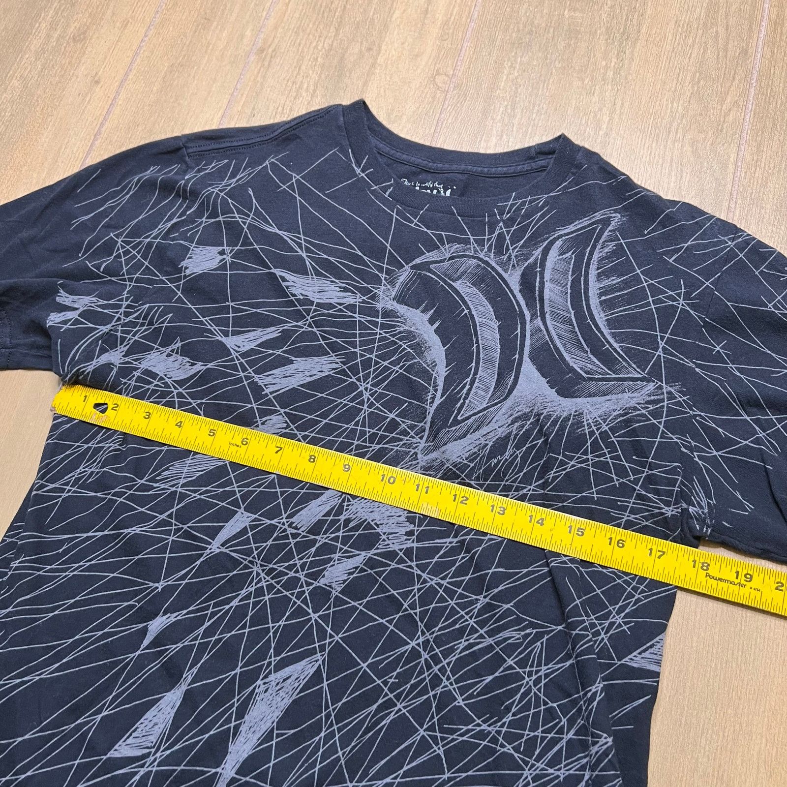 Hurley Y2K Hurley men's Sz M t-shirt in black graphic print 2000s Size US M / EU 48-50 / 2 - 5 Thumbnail