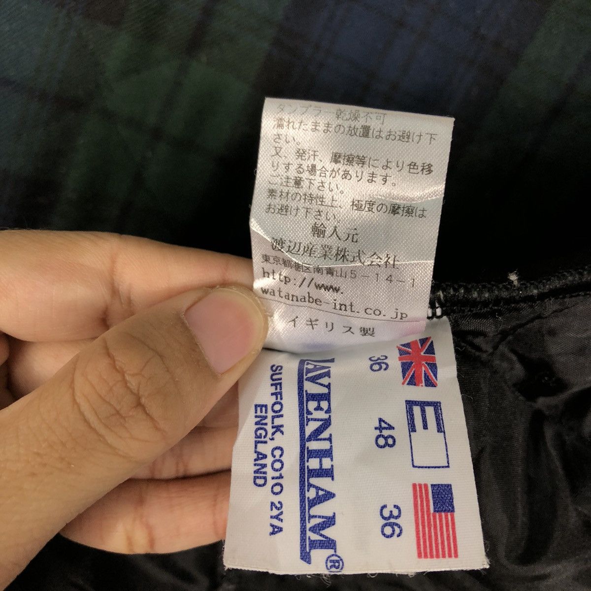 Japanese Brand 🔥Quilted Jacket Button Lavenham Made in England Rare Size US M / EU 48-50 / 2 - 20 Thumbnail