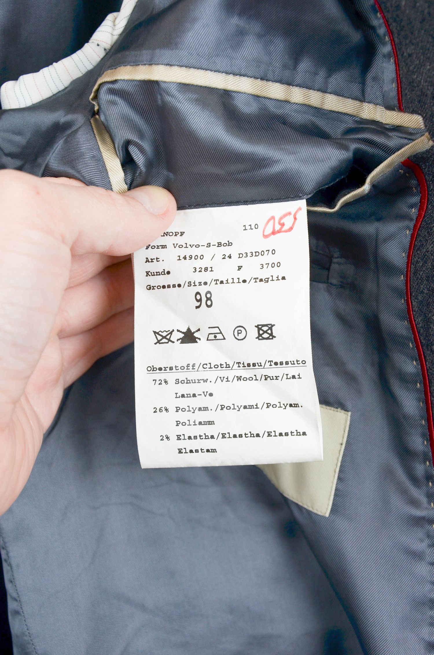 Burberry BURBERRY Wool Gray Blazer - M Size 48R - 10 Thumbnail