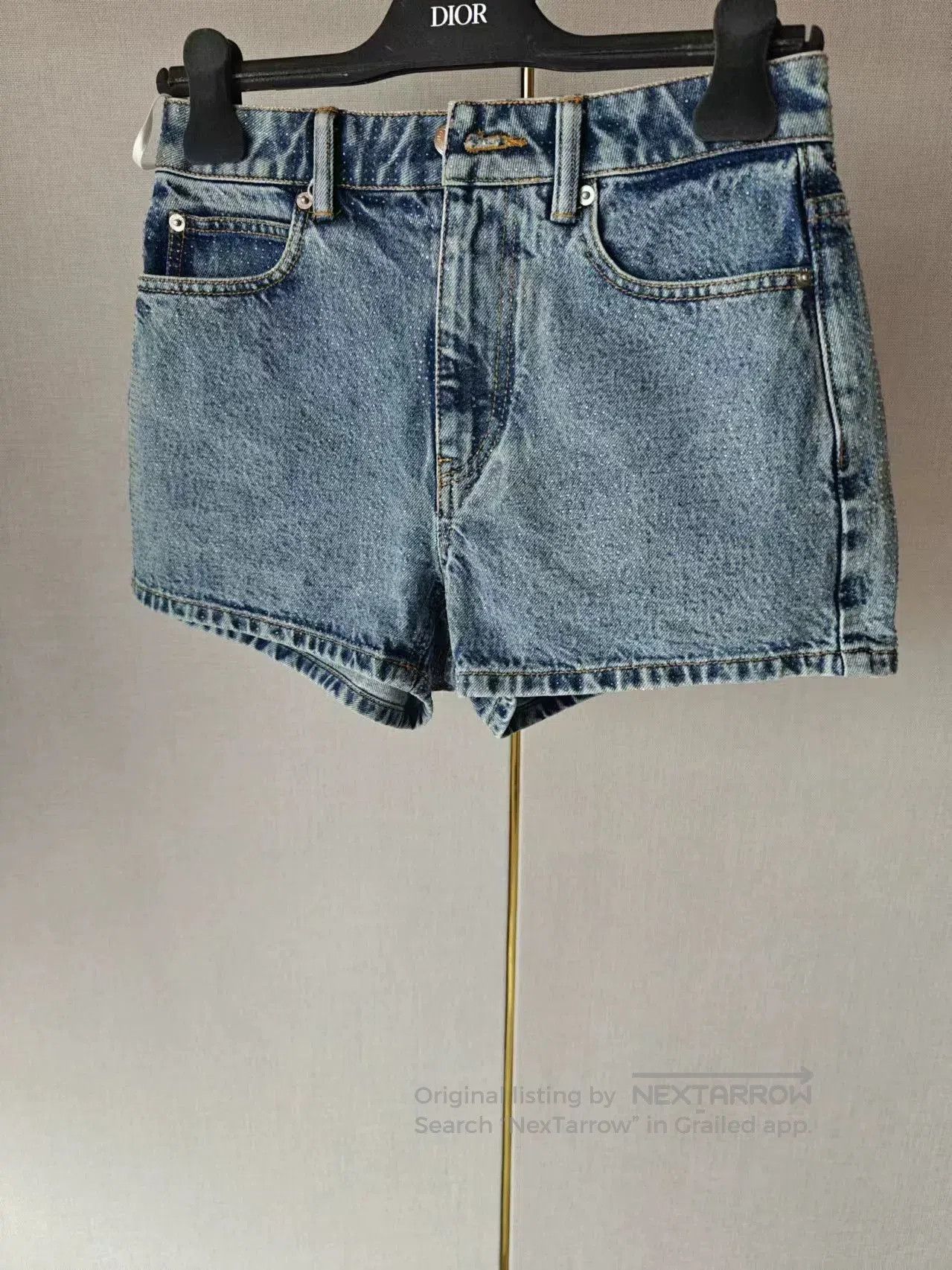 King Alexander Wang New Rhinestone Shorts. Size 31" - 1 Thumbnail