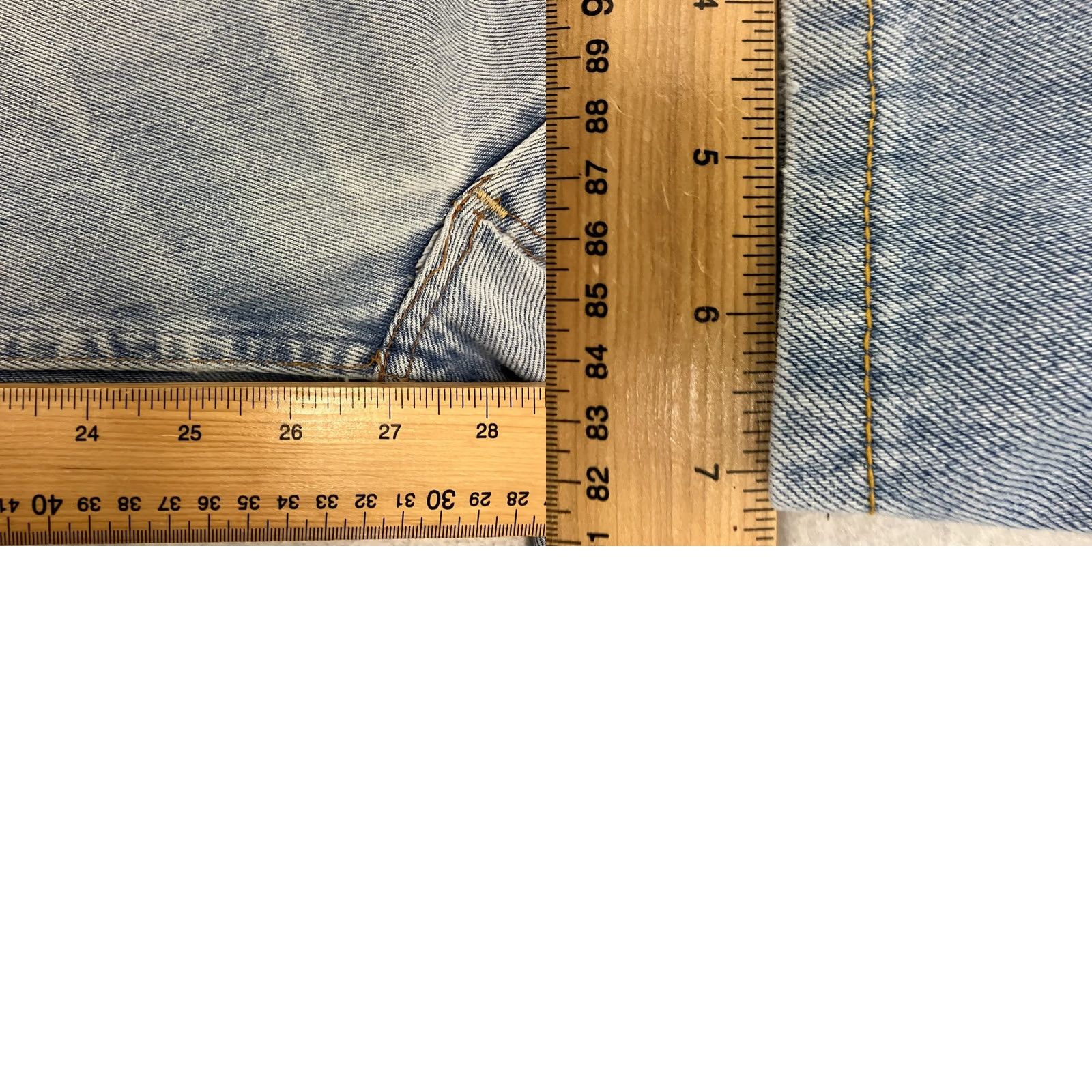 Levi's VINTAGE Levi’s 505 Jeans Adult Blue Regular Straight Leg Orange Tab 70s 80s 90s Denim Mens Size US 32 / EU 48 - 9 Thumbnail