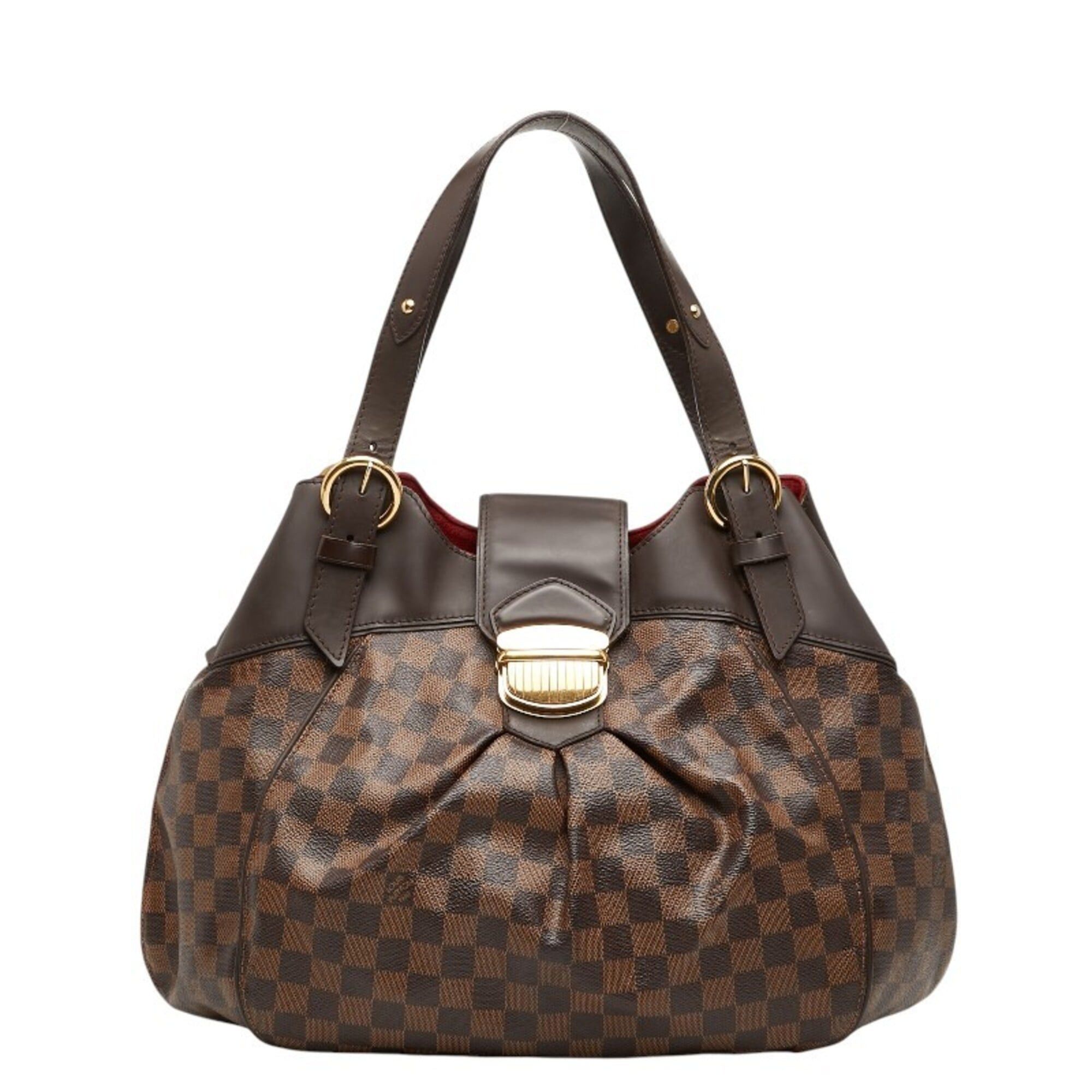 Louis Vuitton Louis Vuitton Damier Sistina GM Handbag Tote Bag N41540 Brown Leather Women's LOUIS VUITTON Size ONE SIZE - 1 Thumbnail